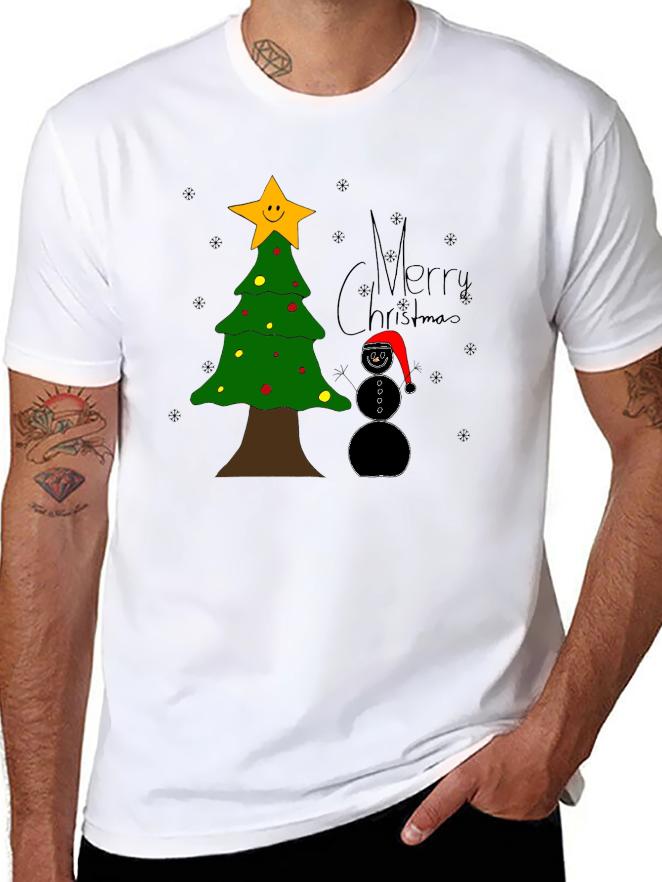 Merry Christmas T-Shirt - Holiday Tee