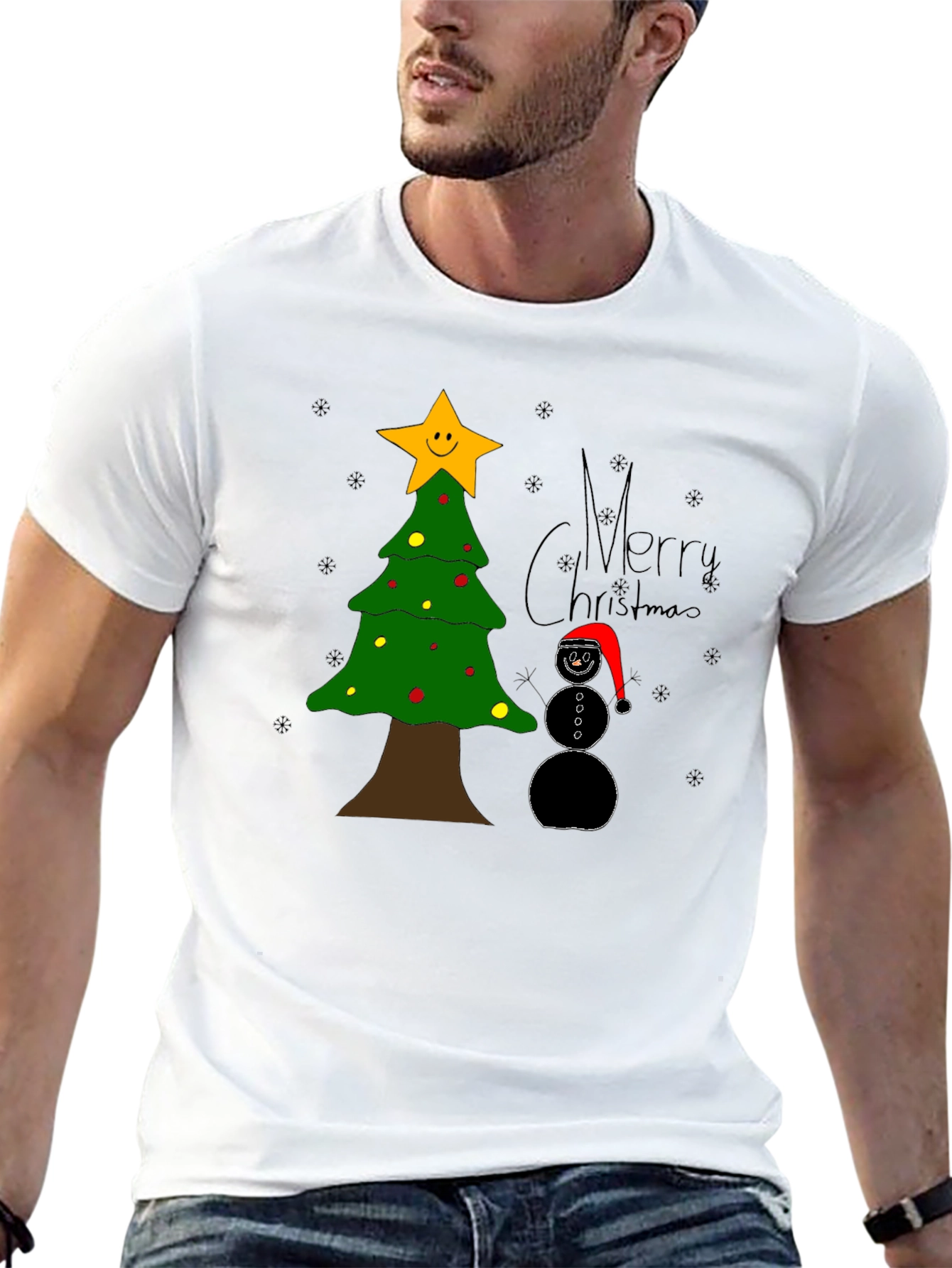 Merry Christmas T-Shirt - Holiday Tee