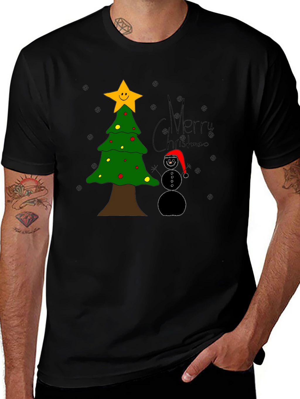 Merry Christmas T-Shirt - Holiday Tee