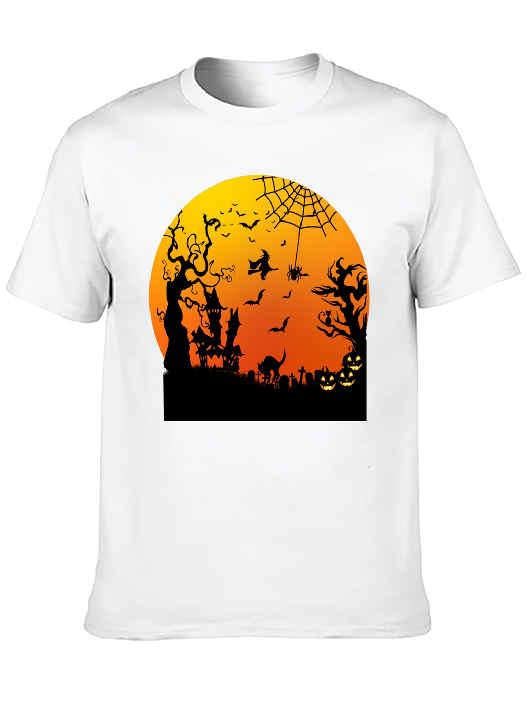 Halloween T-Shirt Spooky Night Scene