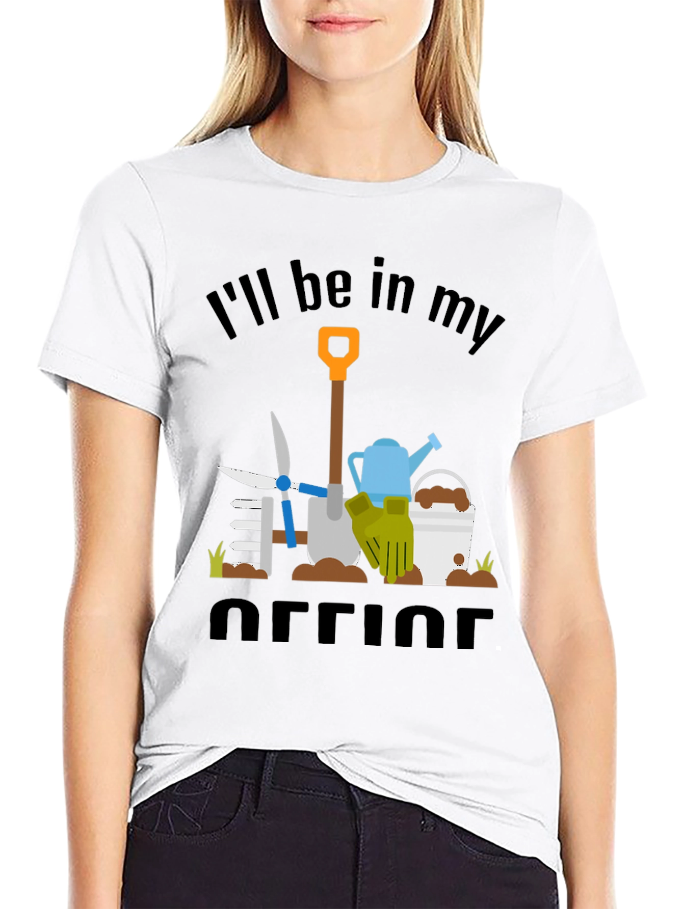 Gardeners Humor T-Shirt: Ill Be In My Office