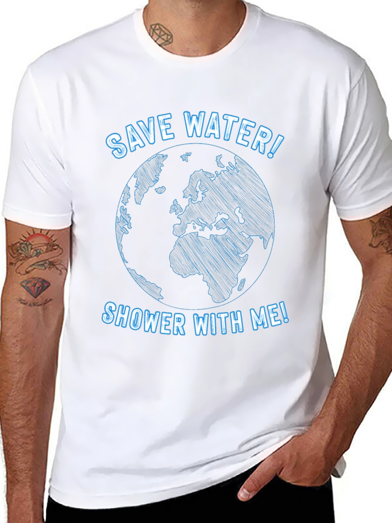 Save Water Shower With Me Graphic Tee