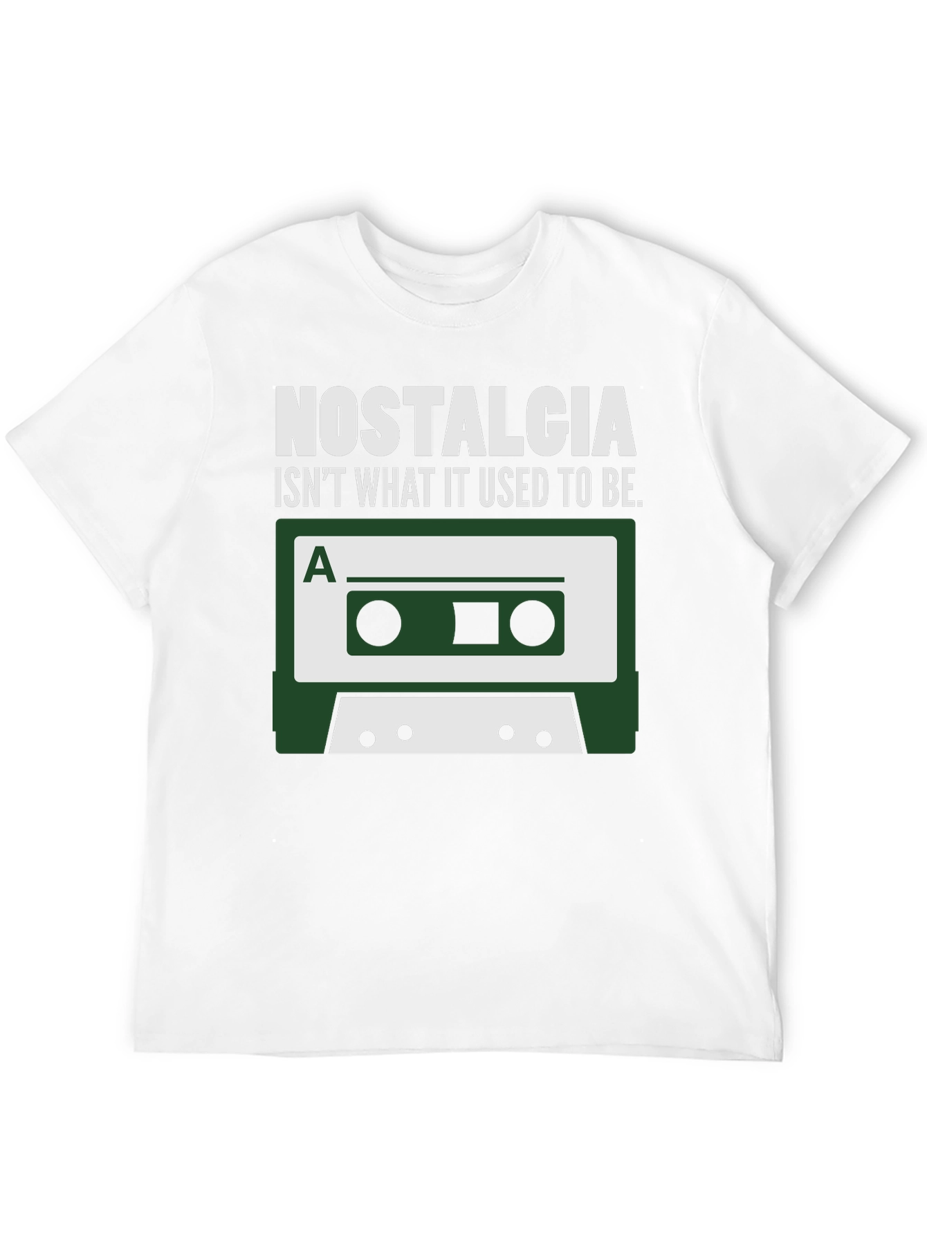 Nostalgia Cassette Tape Funny Graphic T-Shirt