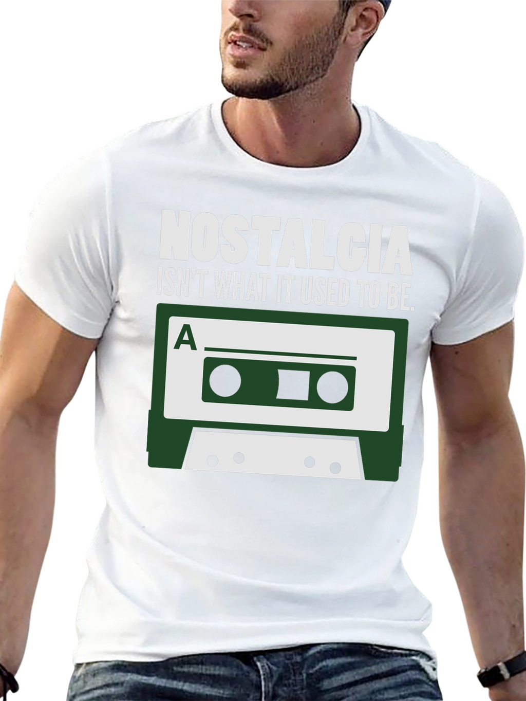 Nostalgia Cassette Tape Funny Graphic T-Shirt