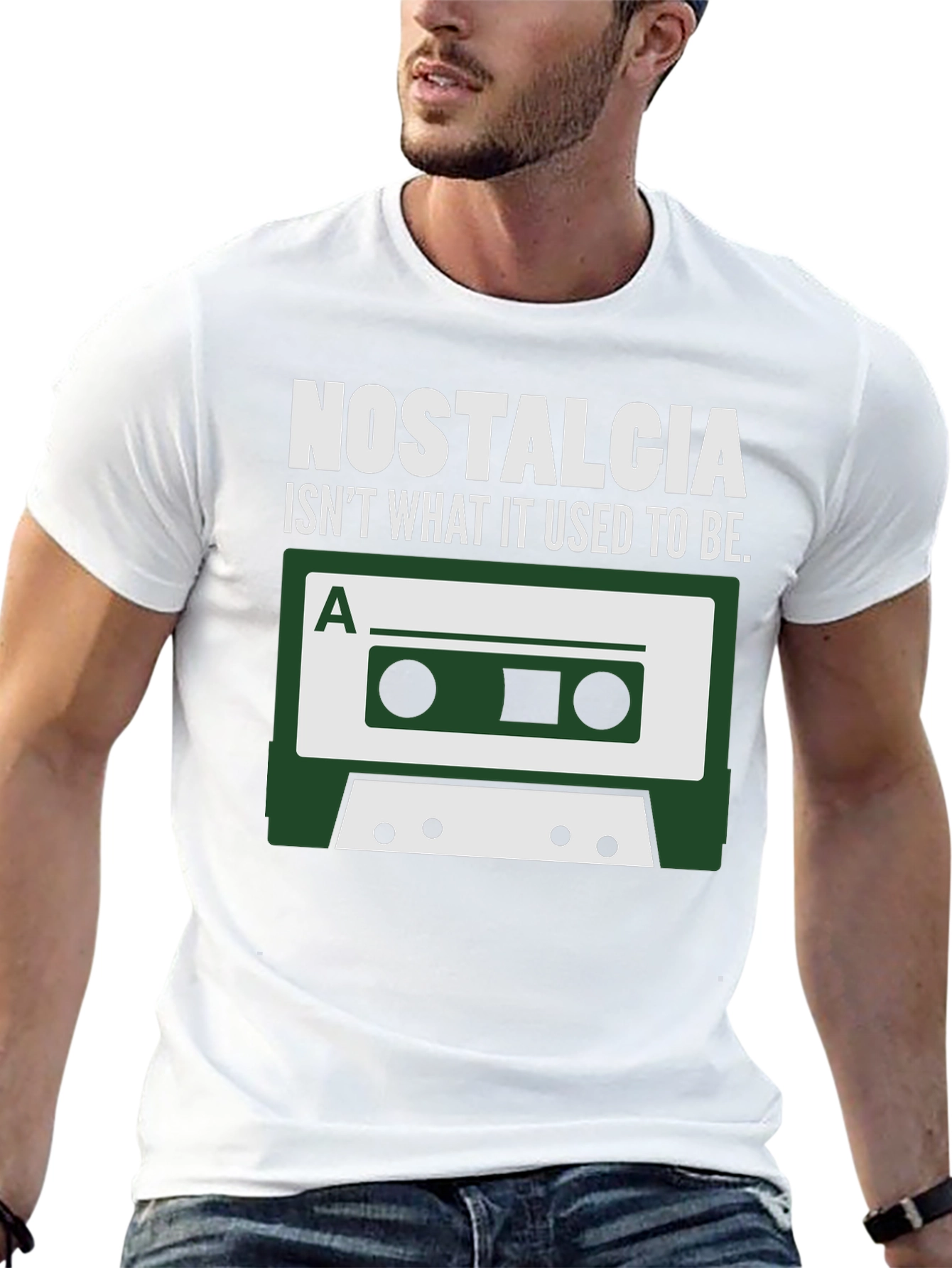 Nostalgia Cassette Tape Funny Graphic T-Shirt