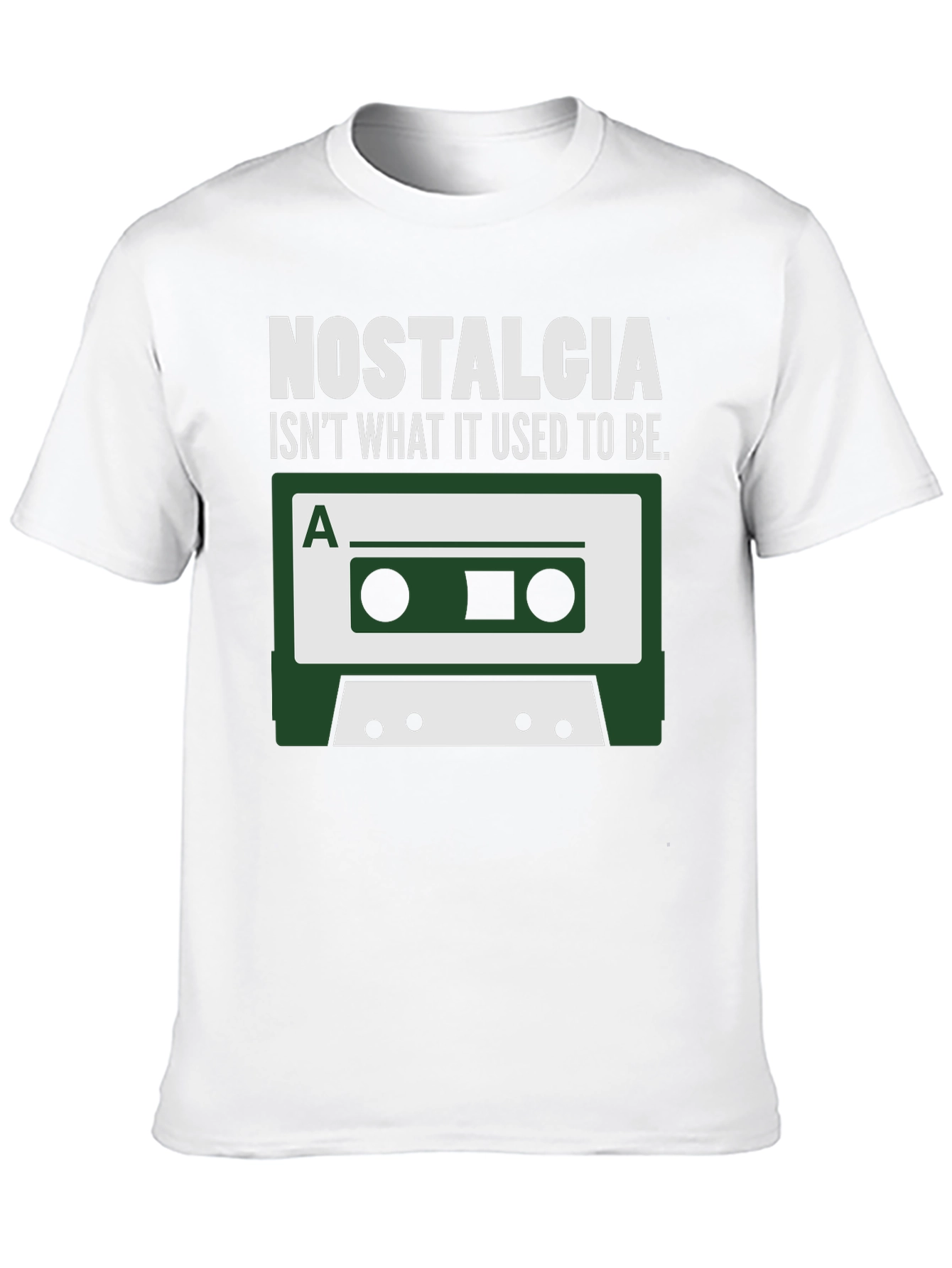 Nostalgia Cassette Tape Funny Graphic T-Shirt