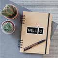 Playful Scissors and Hello Text Design