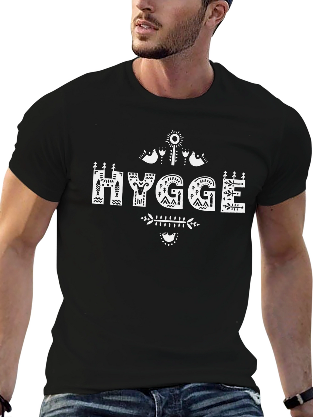 Hygge Graphic Tee - Cozy Nordic Style T-Shirt