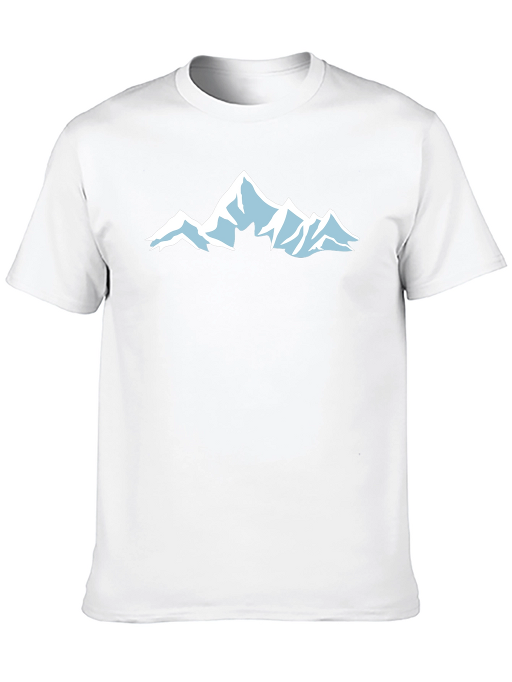 Mountain Graphic T-Shirt - Black Cotton Tee