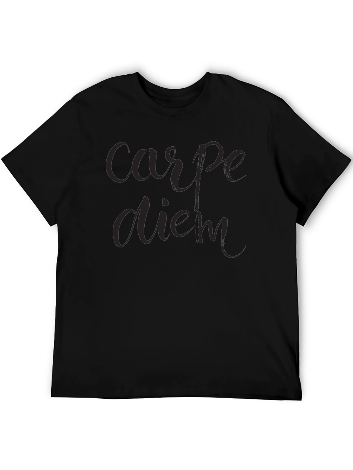 Carpe Diem Black T-Shirt - Seize the Day!