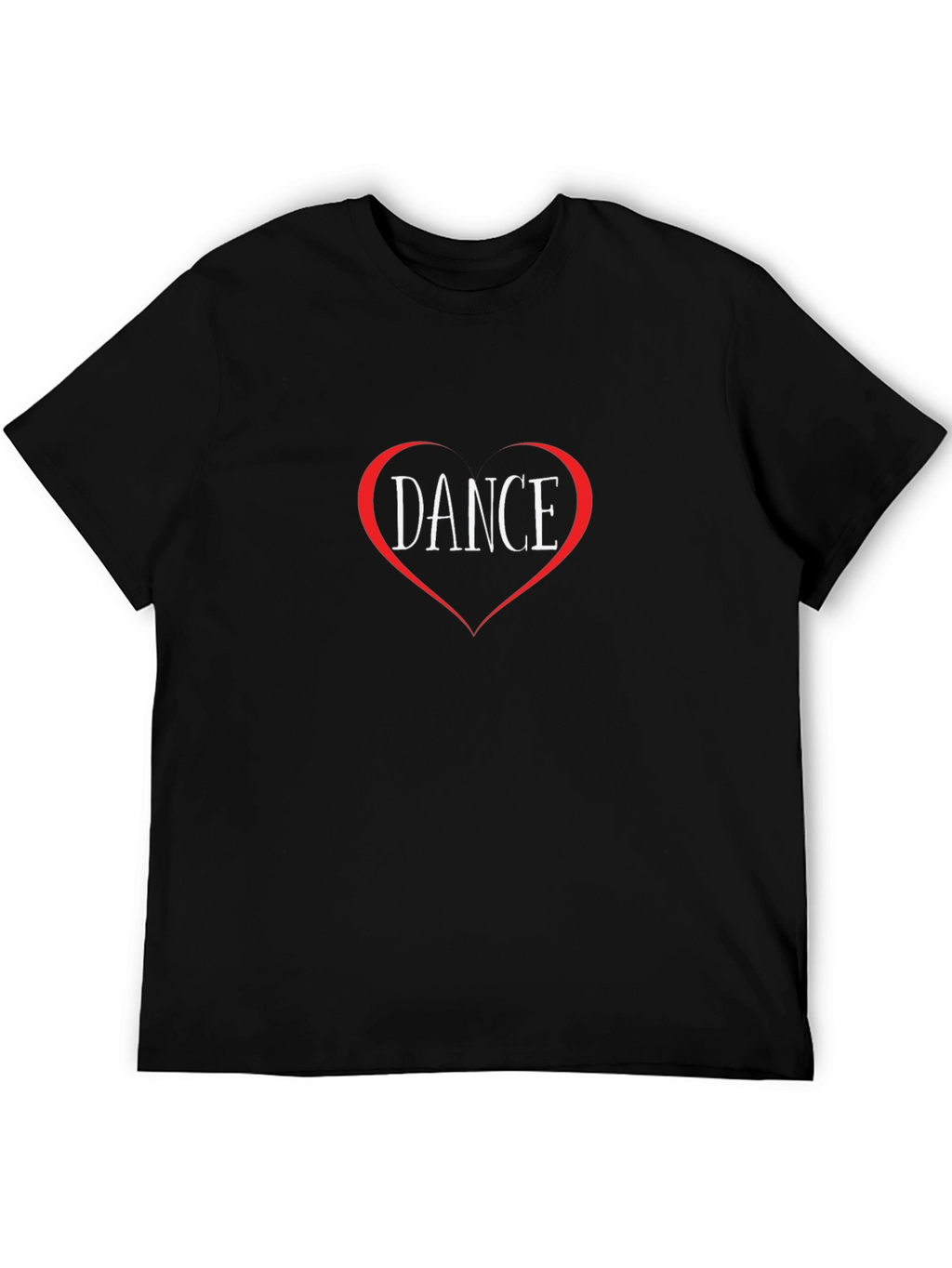 Dance Heart Graphic Tee - Stylish Casual Shirt