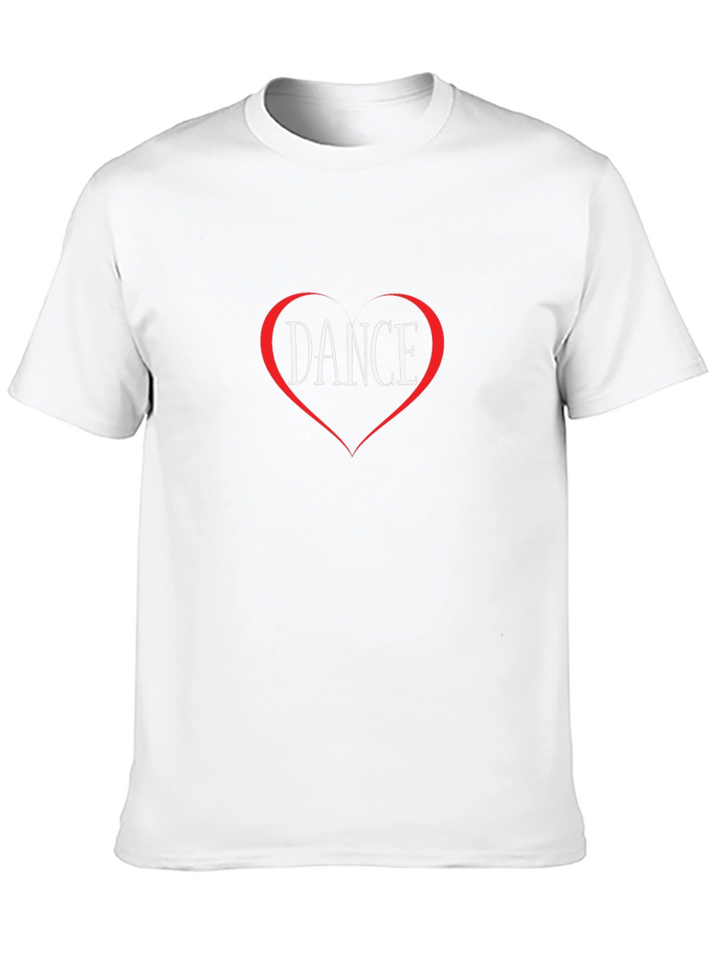 Dance Heart Graphic Tee - Stylish Casual Shirt