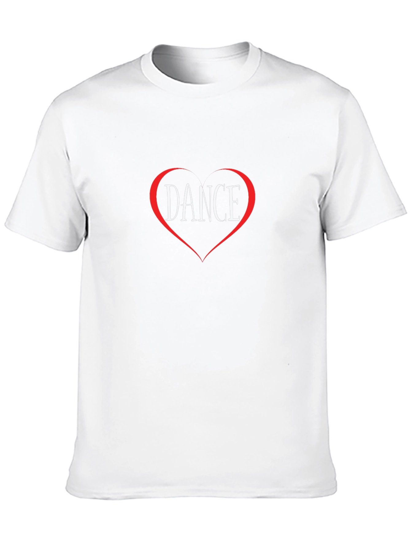 Dance Heart Graphic Tee - Stylish Casual Shirt