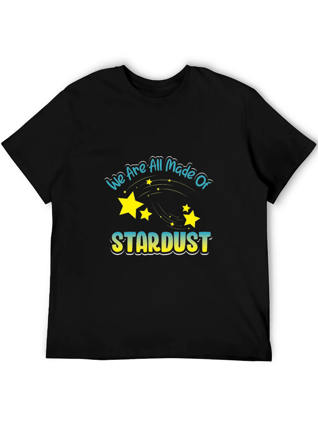 Stardust Graphic Black T-Shirt