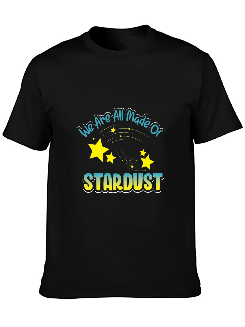Stardust Graphic Black T-Shirt