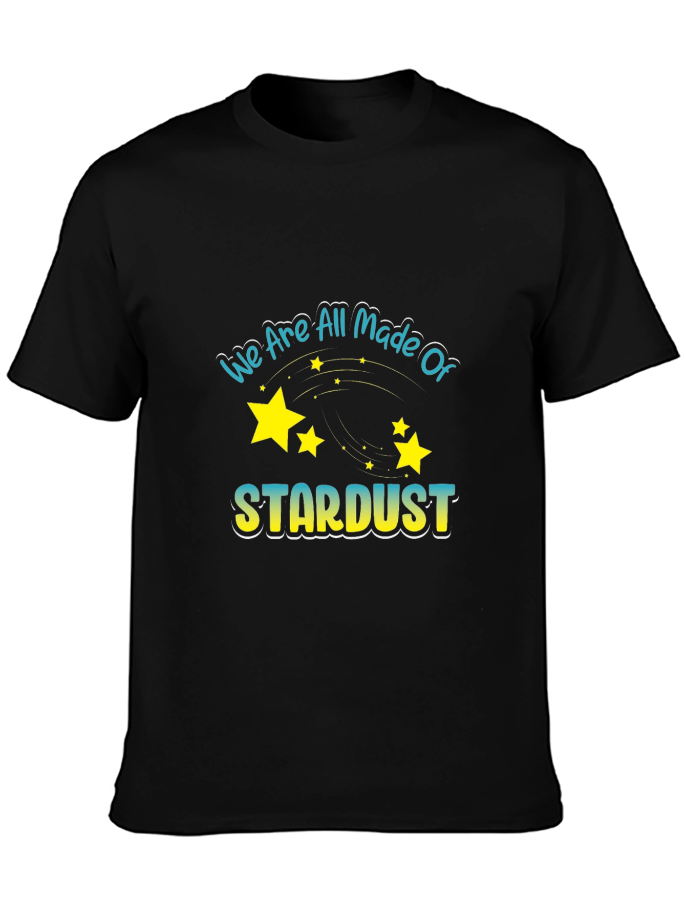 Stardust Graphic Black T-Shirt