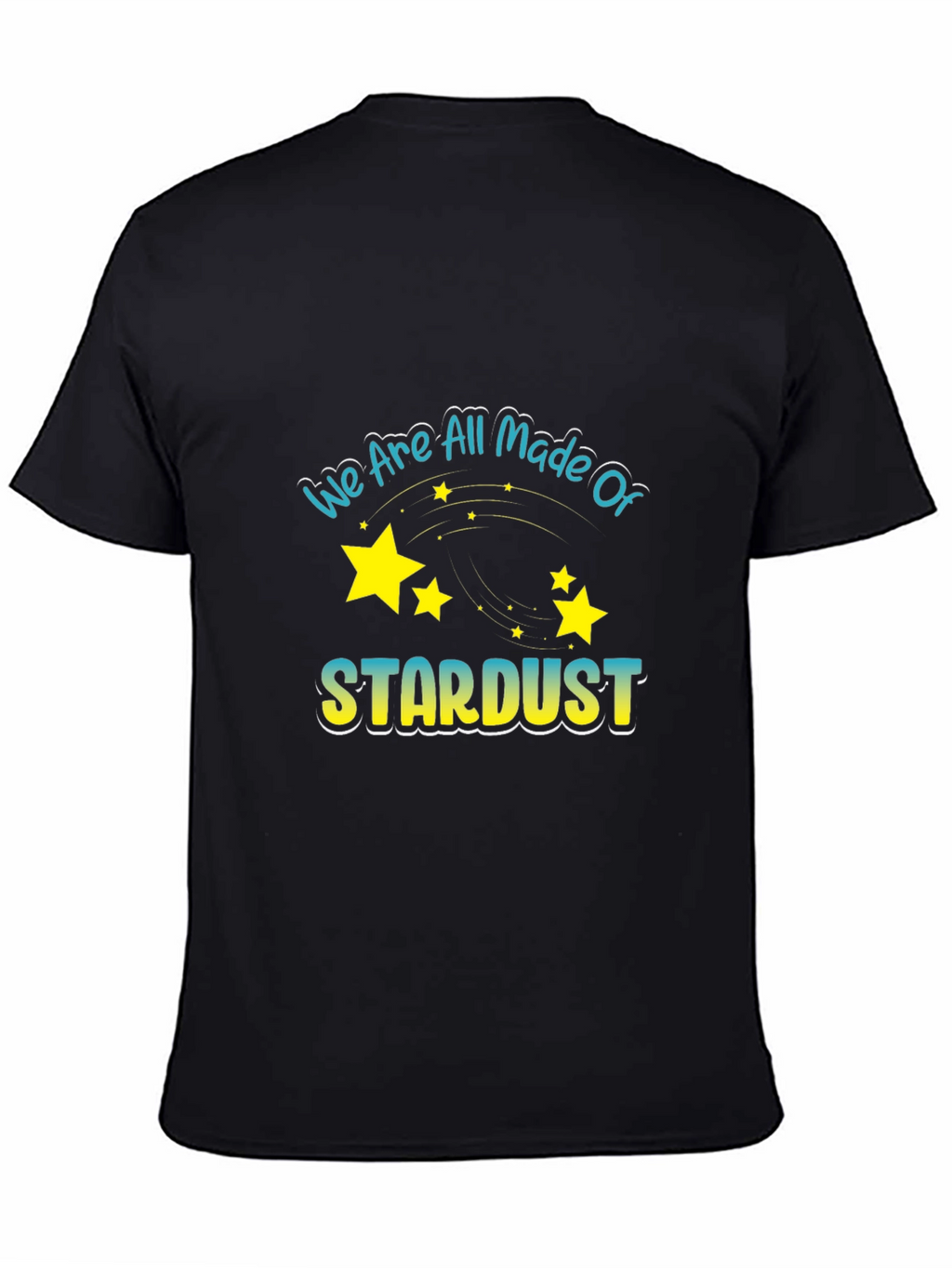 Stardust Graphic Black T-Shirt