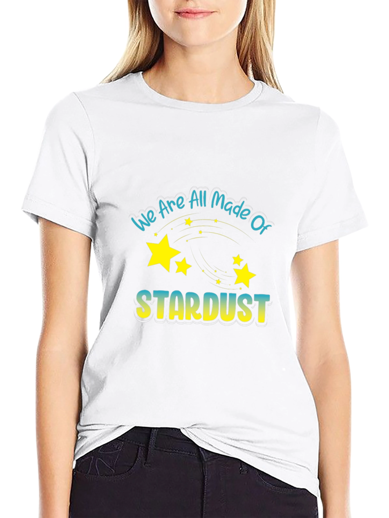 Stardust Graphic Black T-Shirt