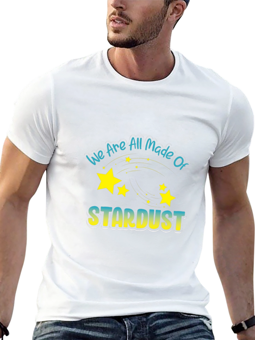 Stardust Graphic Black T-Shirt