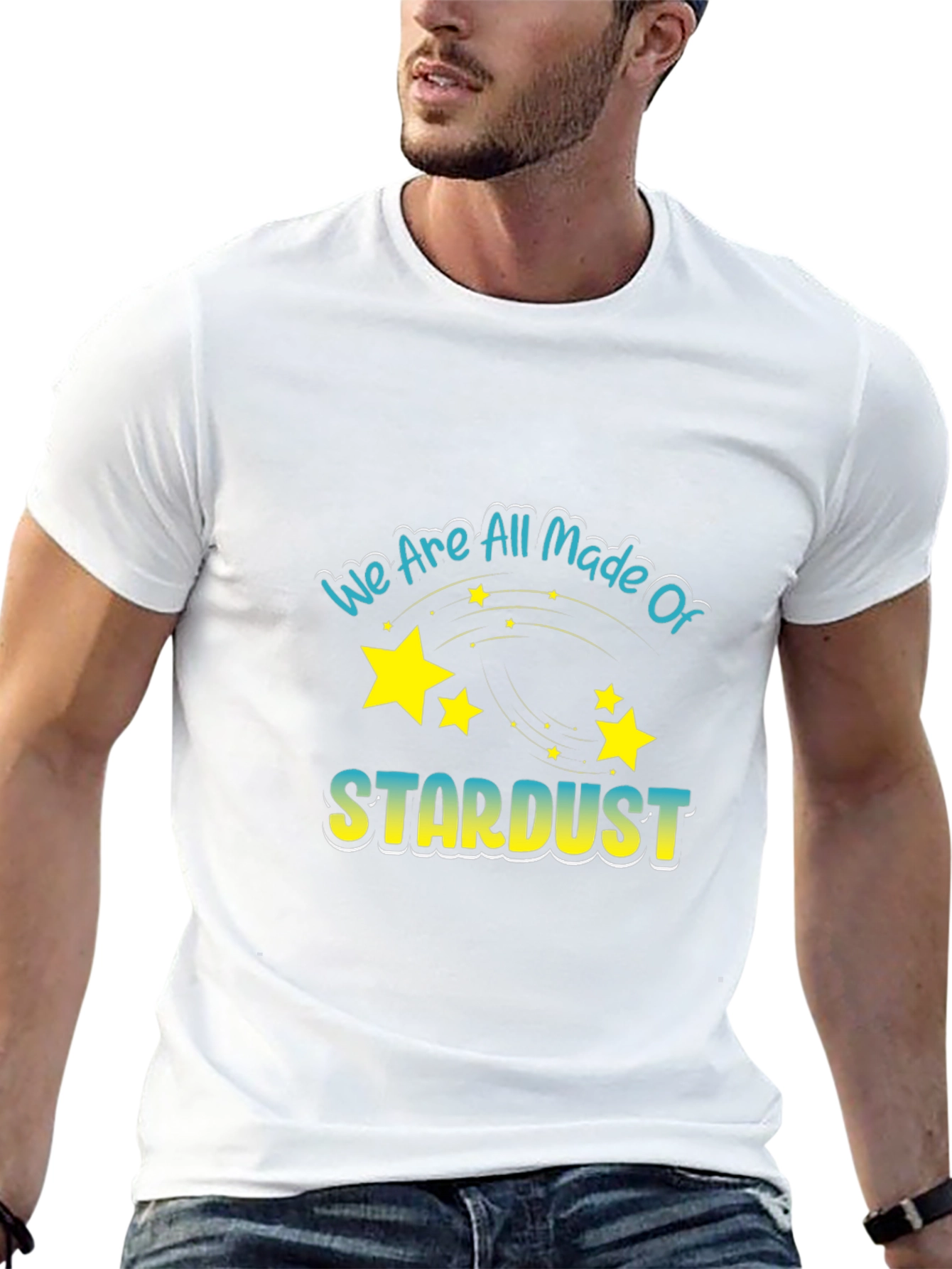 Stardust Graphic Black T-Shirt