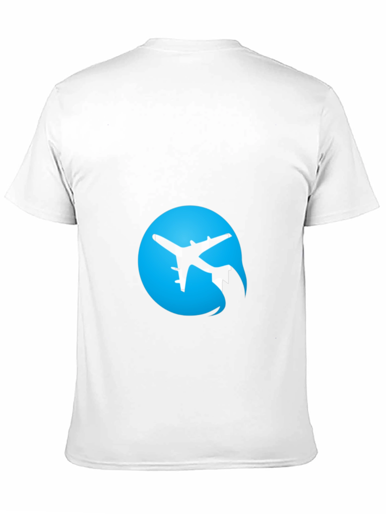 Airplane Logo Black T-Shirt