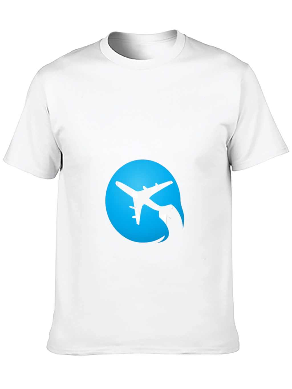 Airplane Logo Black T-Shirt