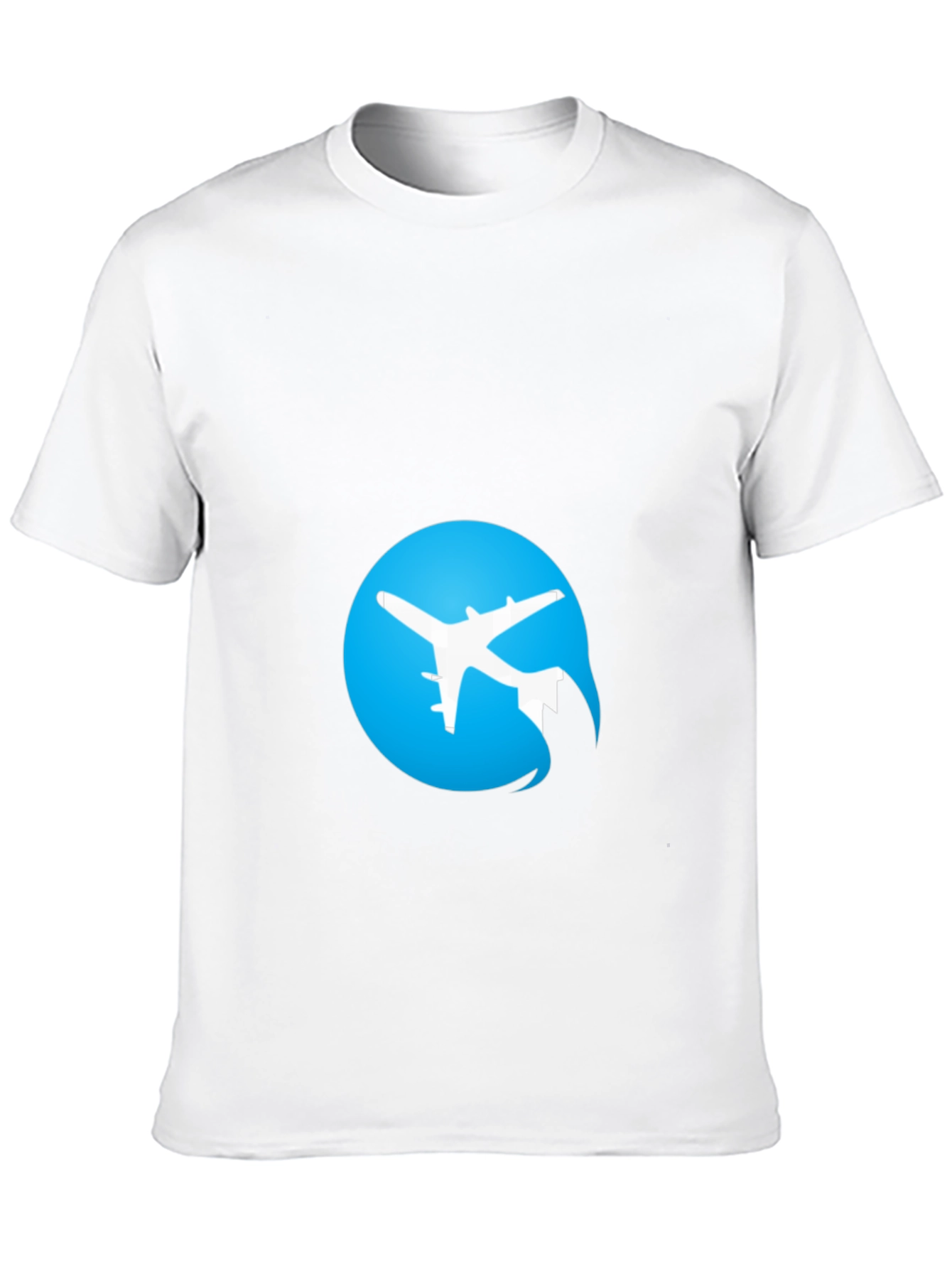 Airplane Logo Black T-Shirt