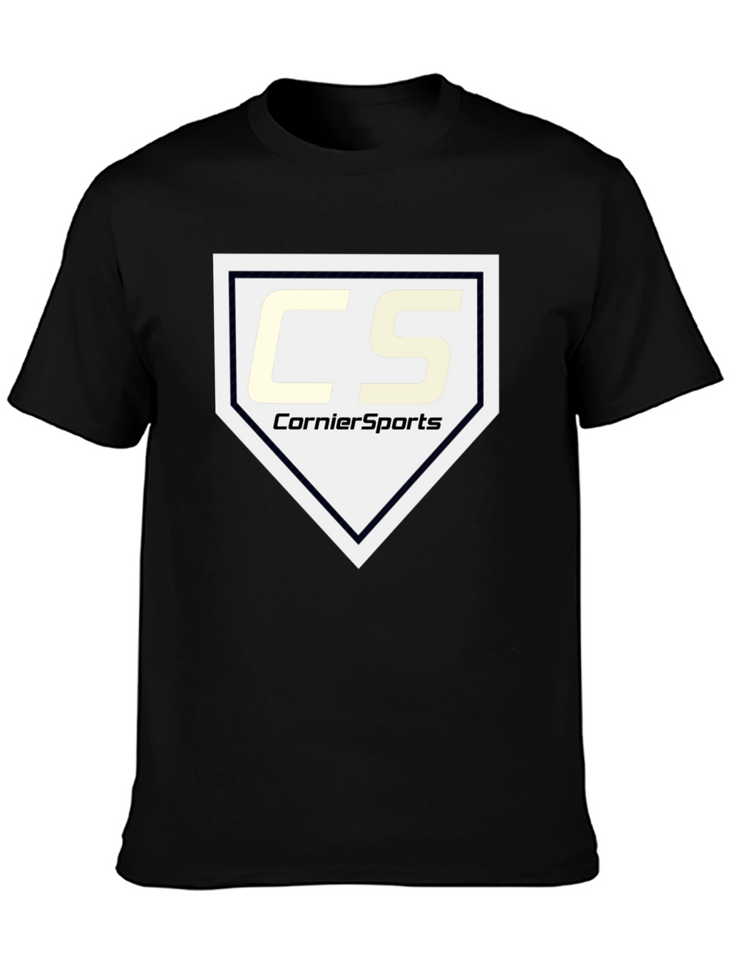 CornierSports Black Graphic T-Shirt