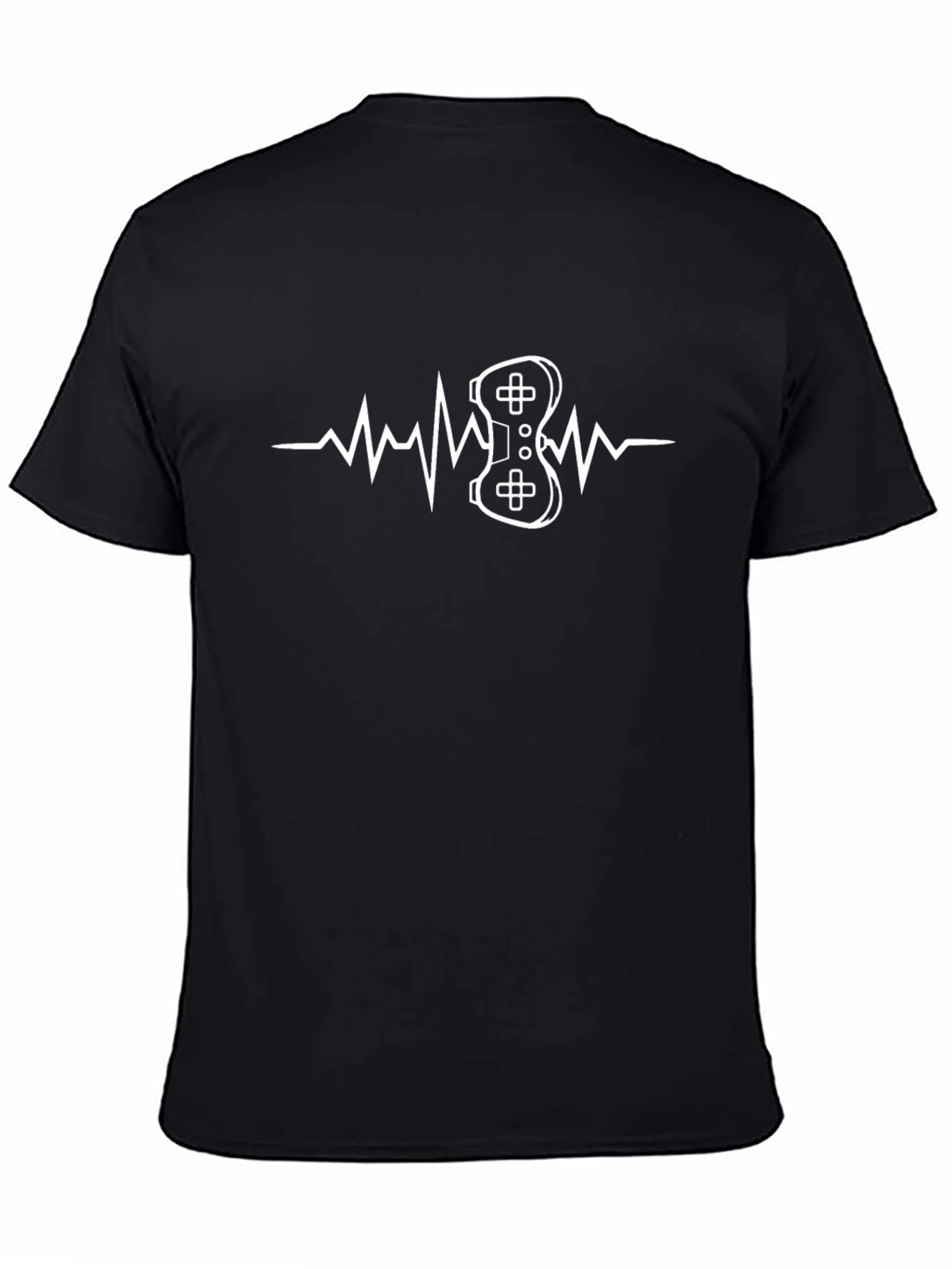 Gamer Heartbeat T-Shirt - Black