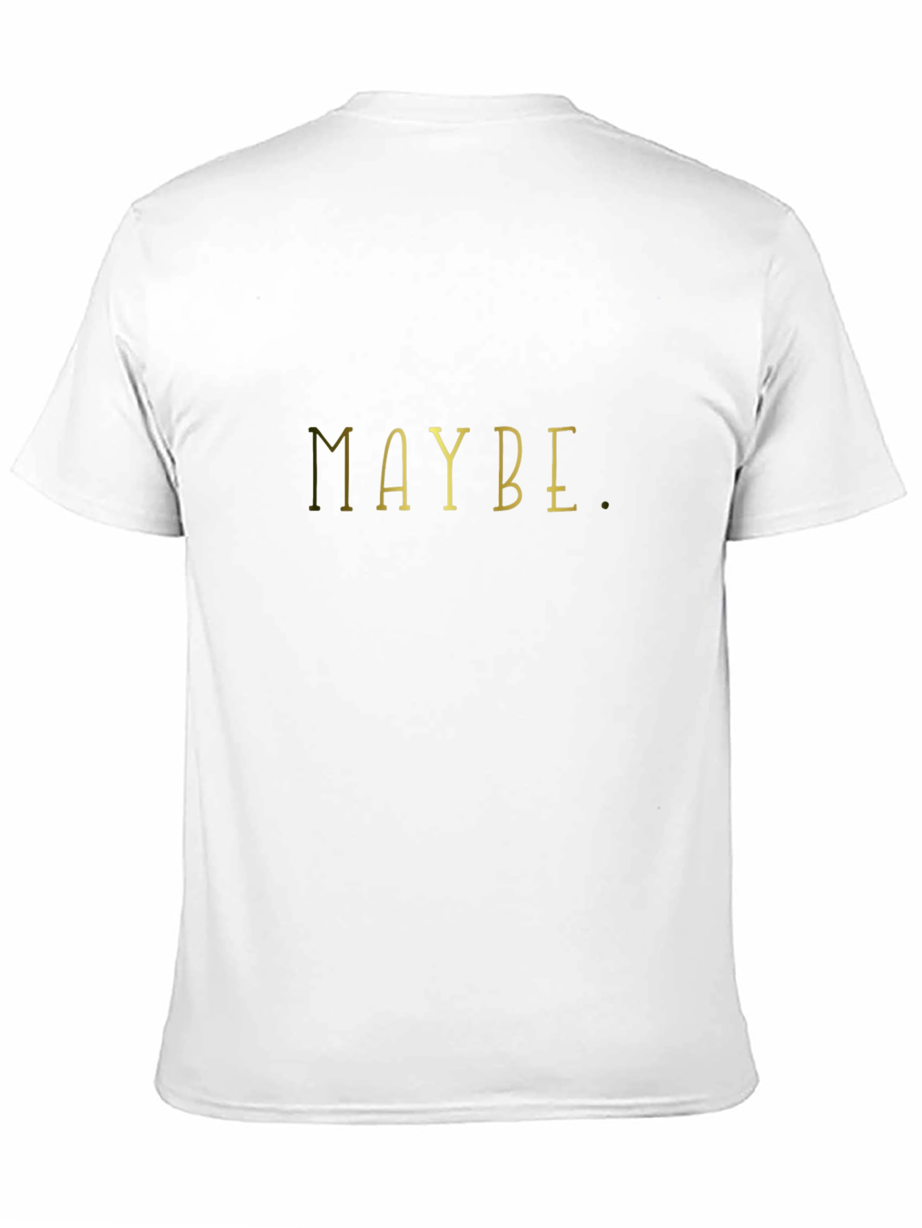 Maybe Graphic Tee - Unisex Black T-Shirt