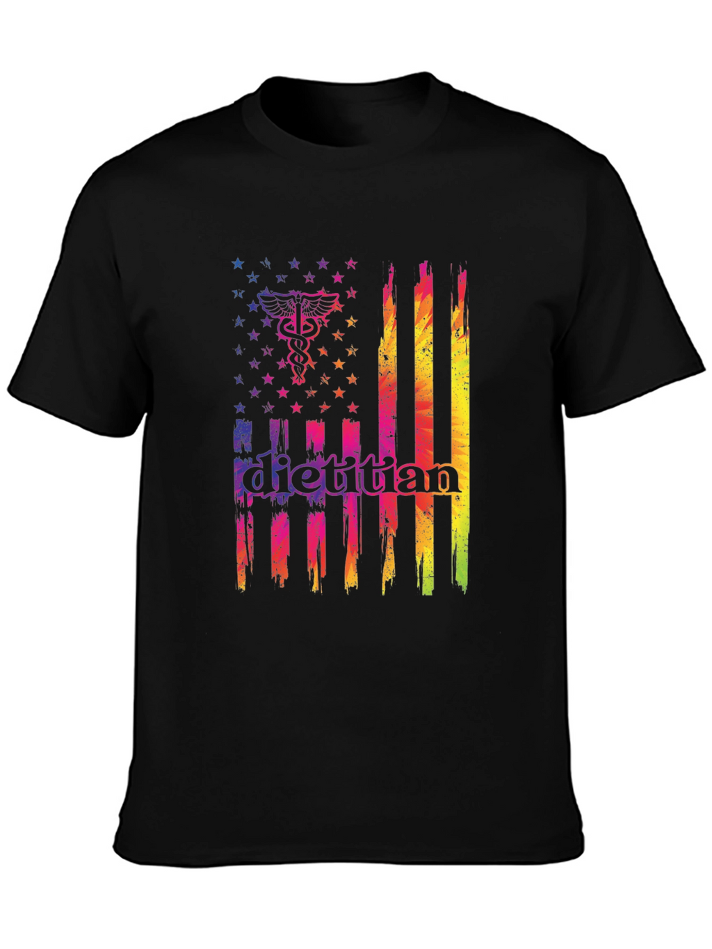 Dietitian American Flag T-Shirt