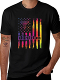 Dietitian American Flag T-Shirt