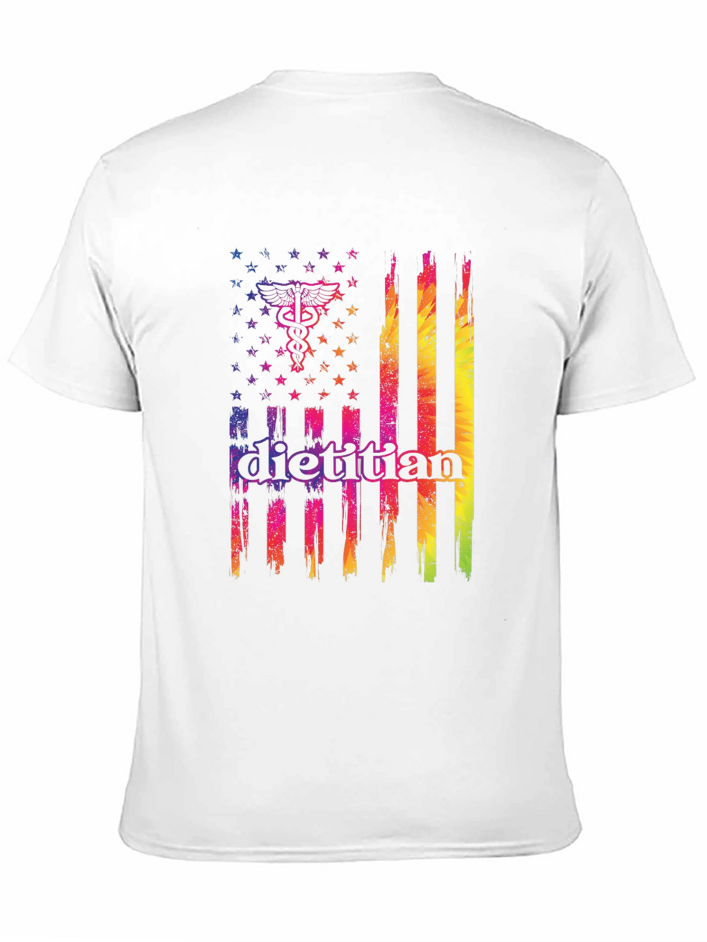 Dietitian American Flag T-Shirt