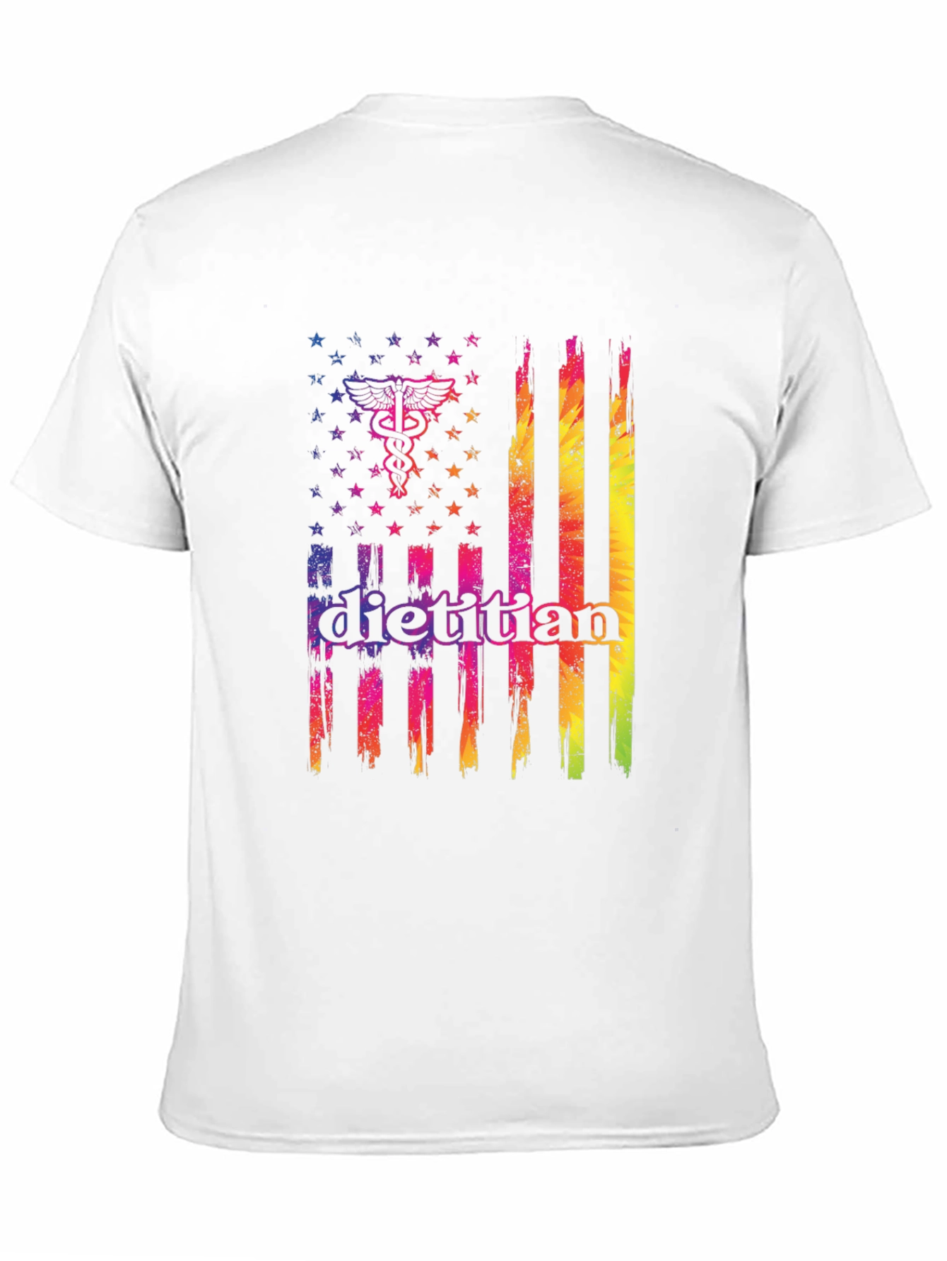Dietitian American Flag T-Shirt