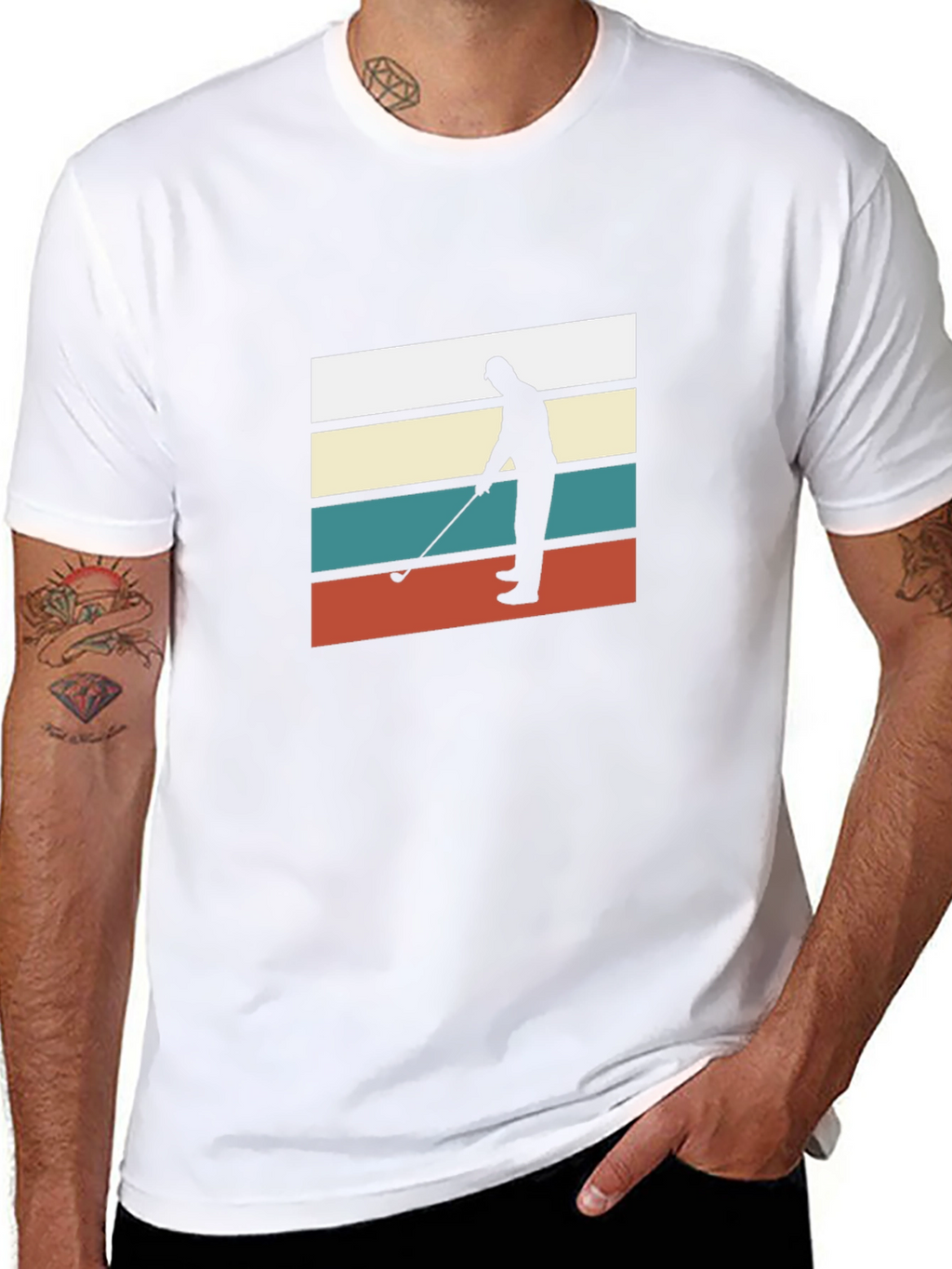 Golf Retro Striped T-Shirt