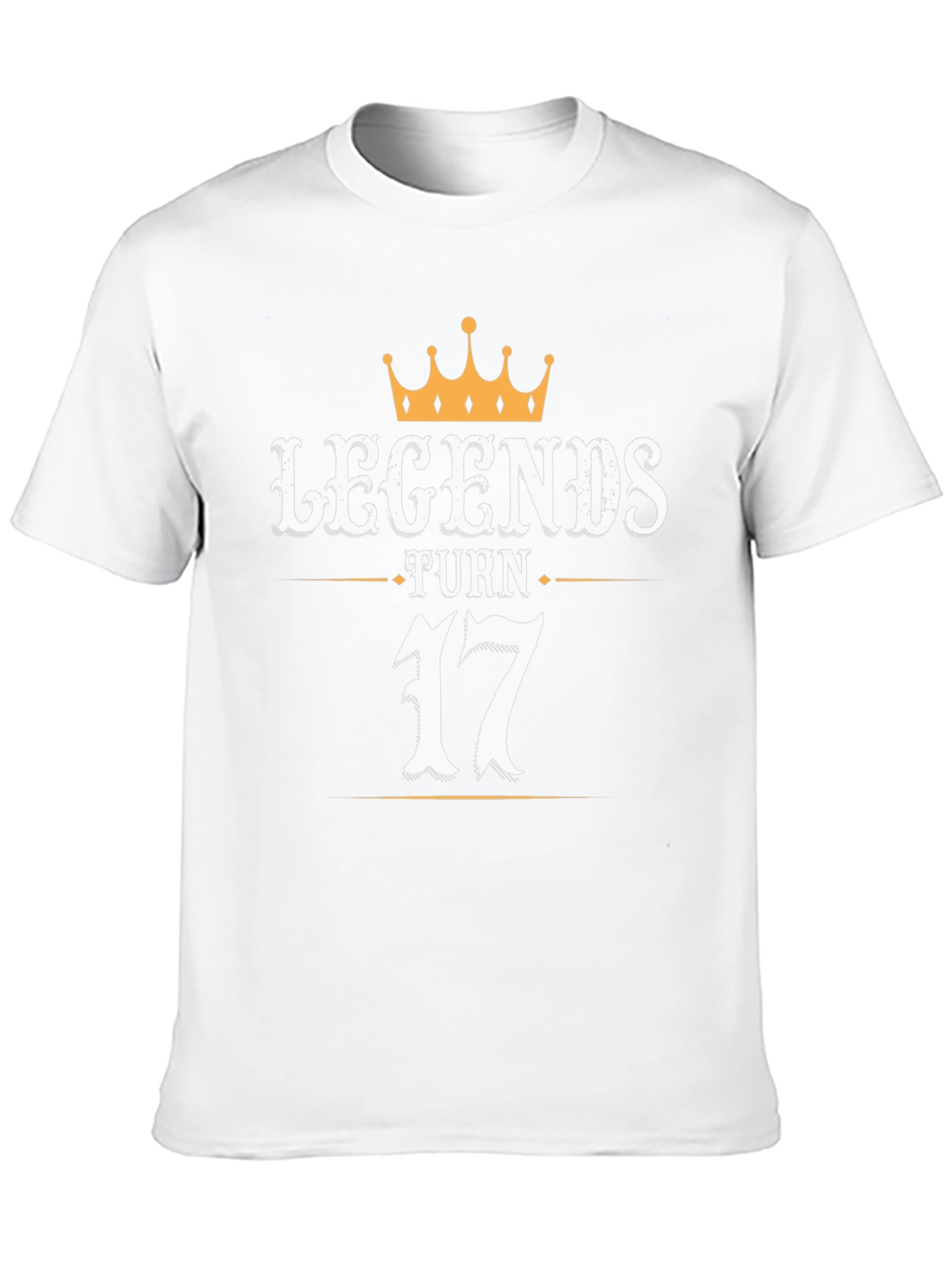 Legends Turn 17 Black Graphic T-Shirt