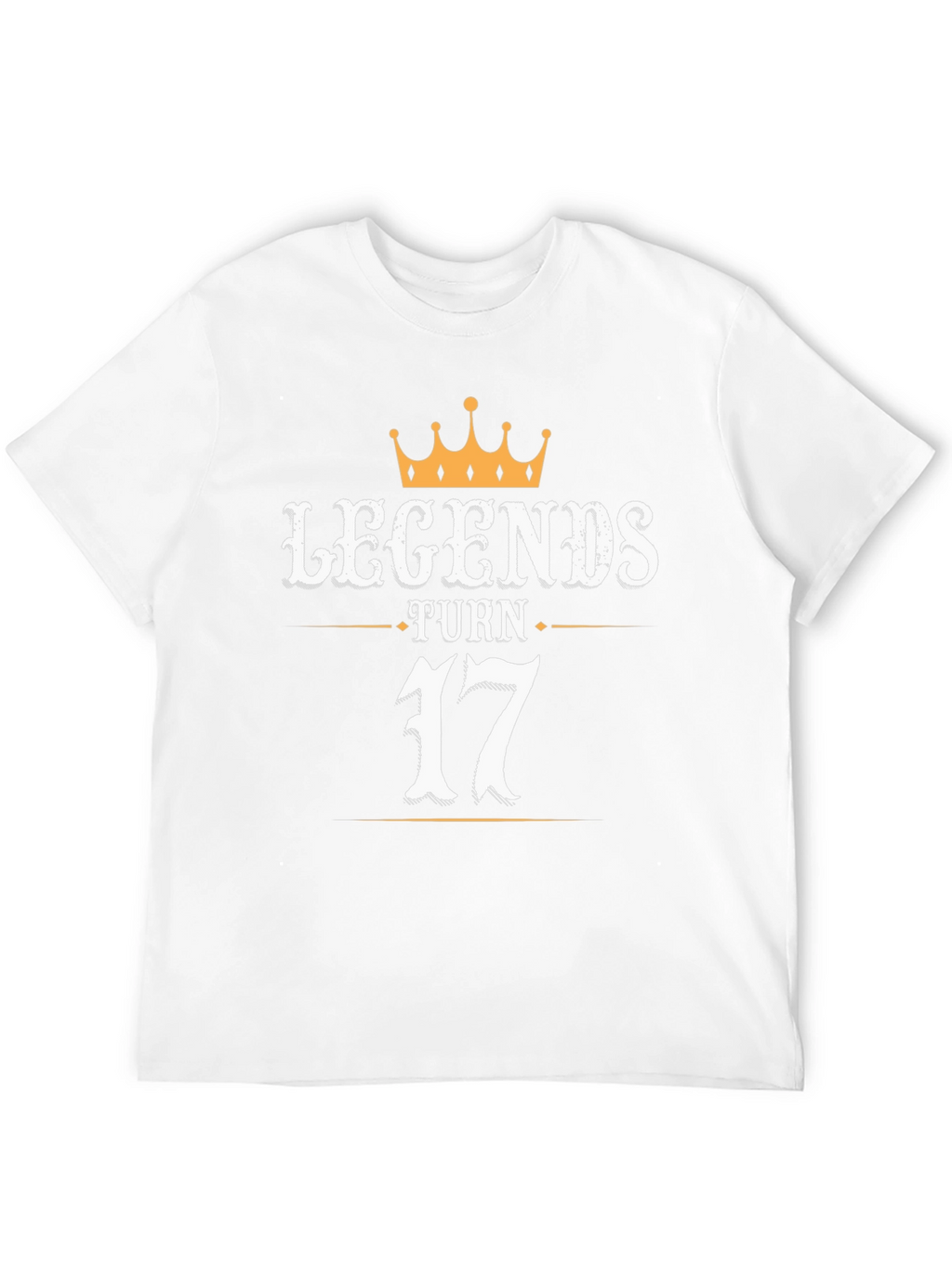 Legends Turn 17 Black Graphic T-Shirt