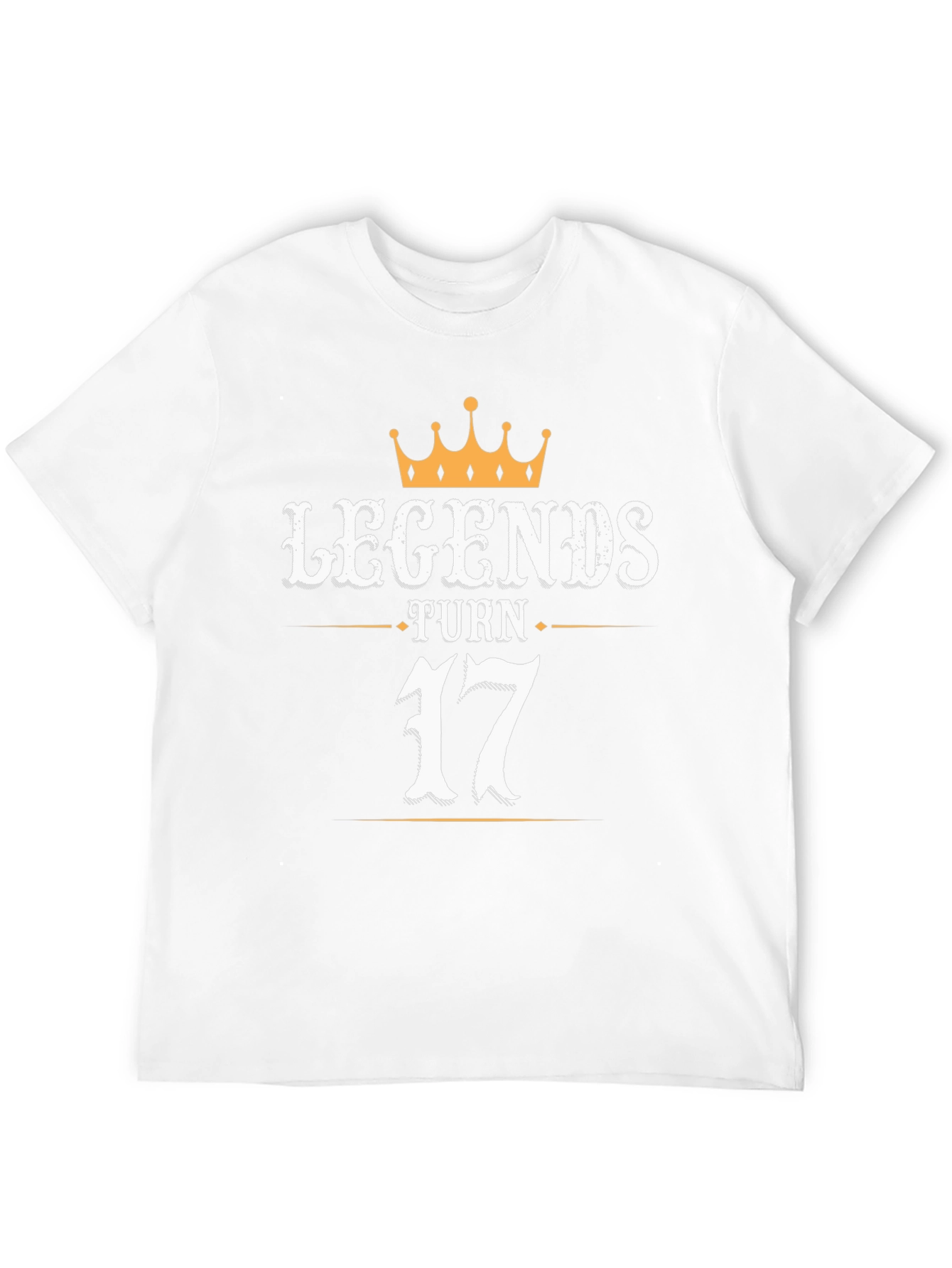 Legends Turn 17 Black Graphic T-Shirt