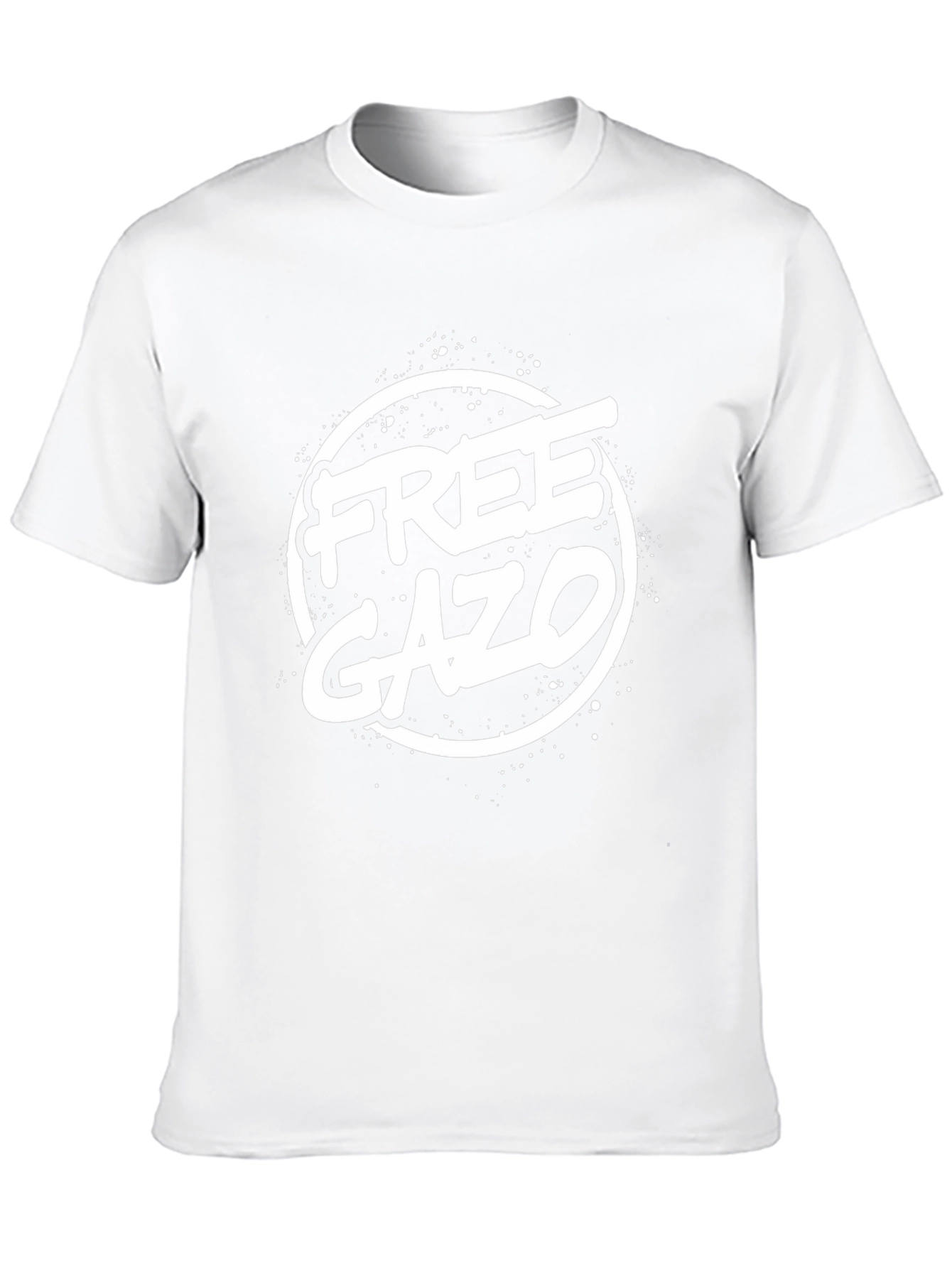 Free Gazo Black T-Shirt - Graphic Print Tee