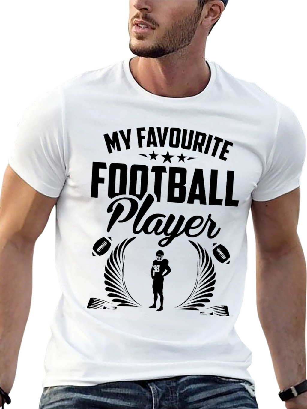 My Favorite Football Player Graphic Tee