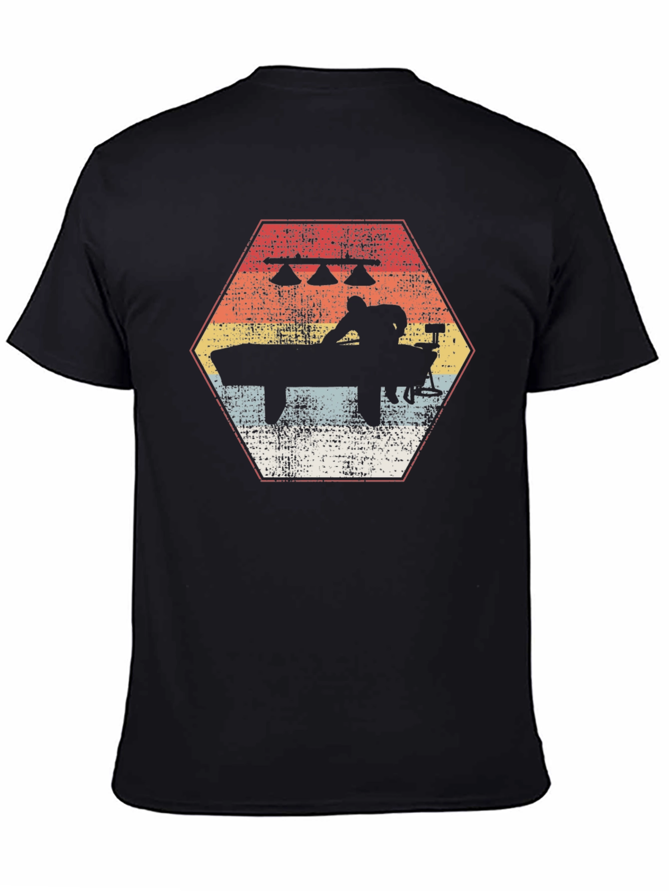 Vintage Billiards T-Shirt - Retro Pool Player Tee