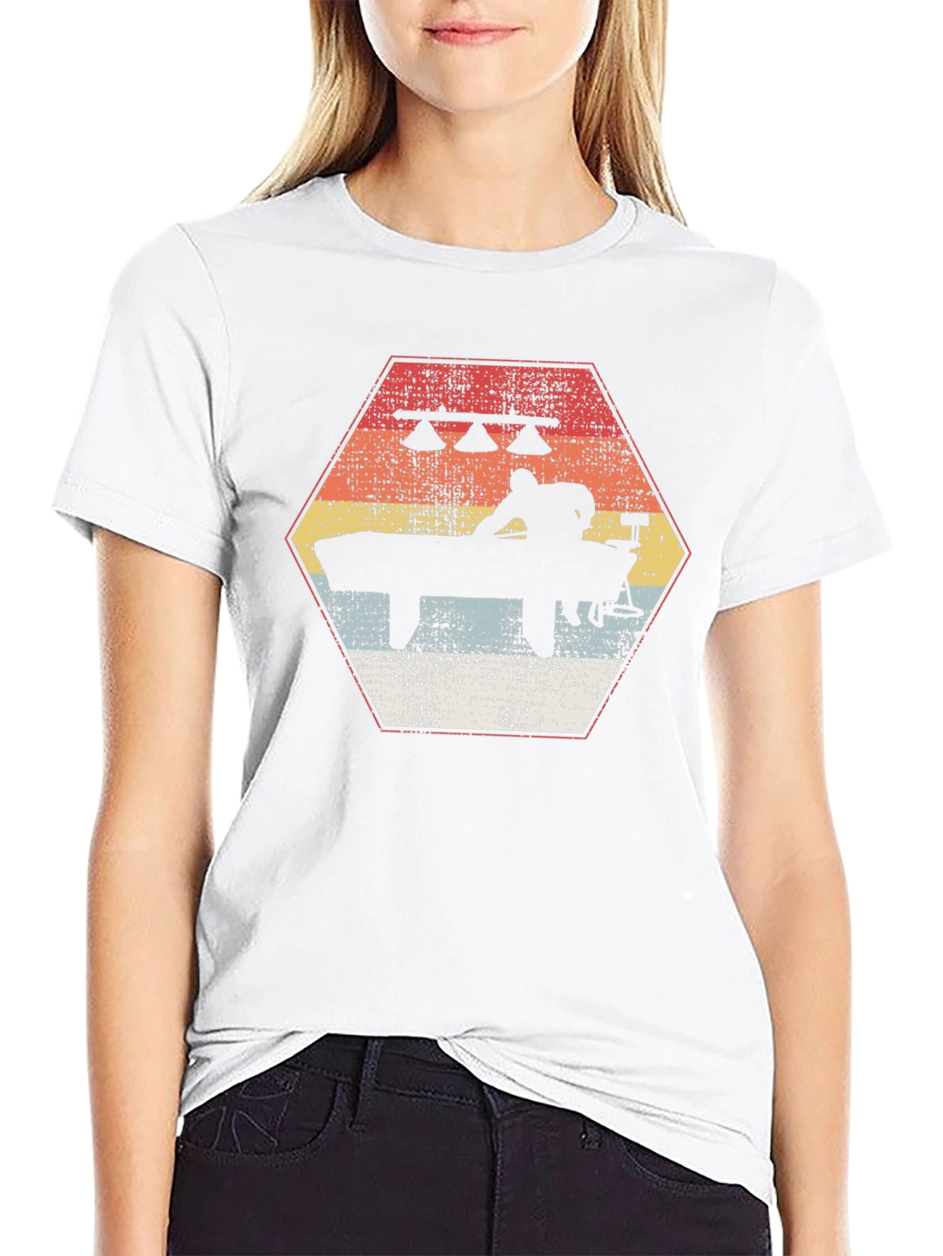 Vintage Billiards T-Shirt - Retro Pool Player Tee