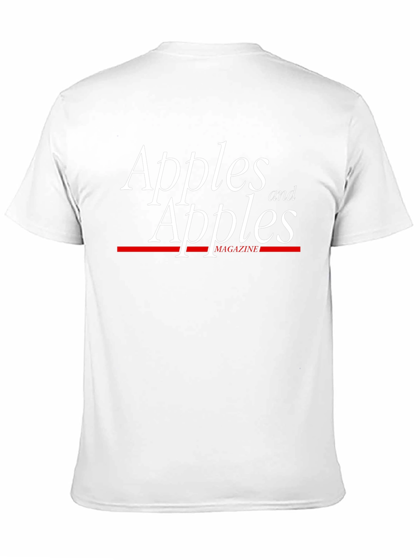 Apples and Apples Magazine Black T-Shirt