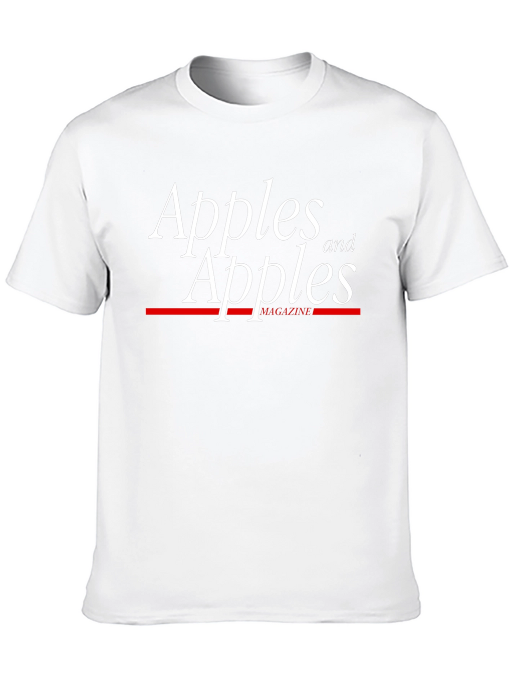 Apples and Apples Magazine Black T-Shirt