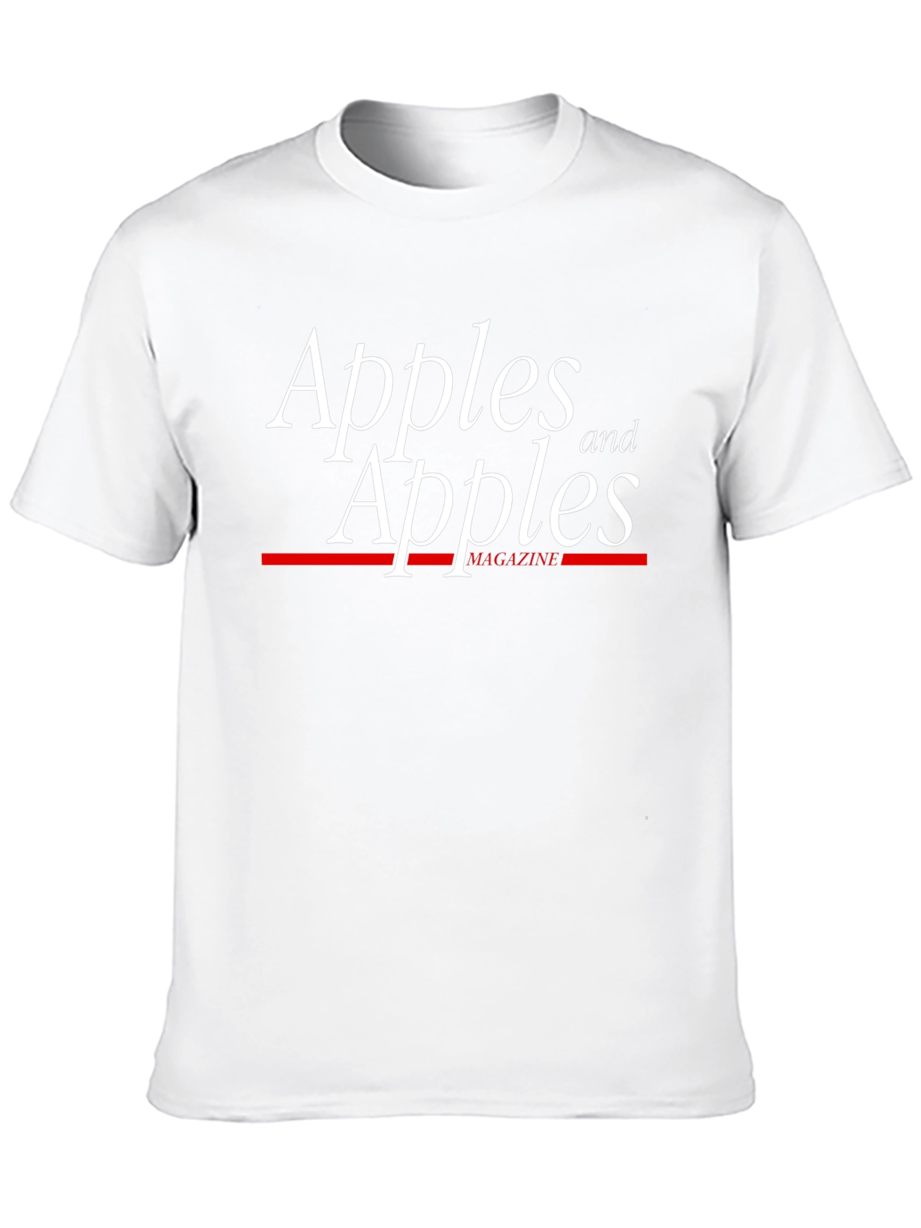 Apples and Apples Magazine Black T-Shirt