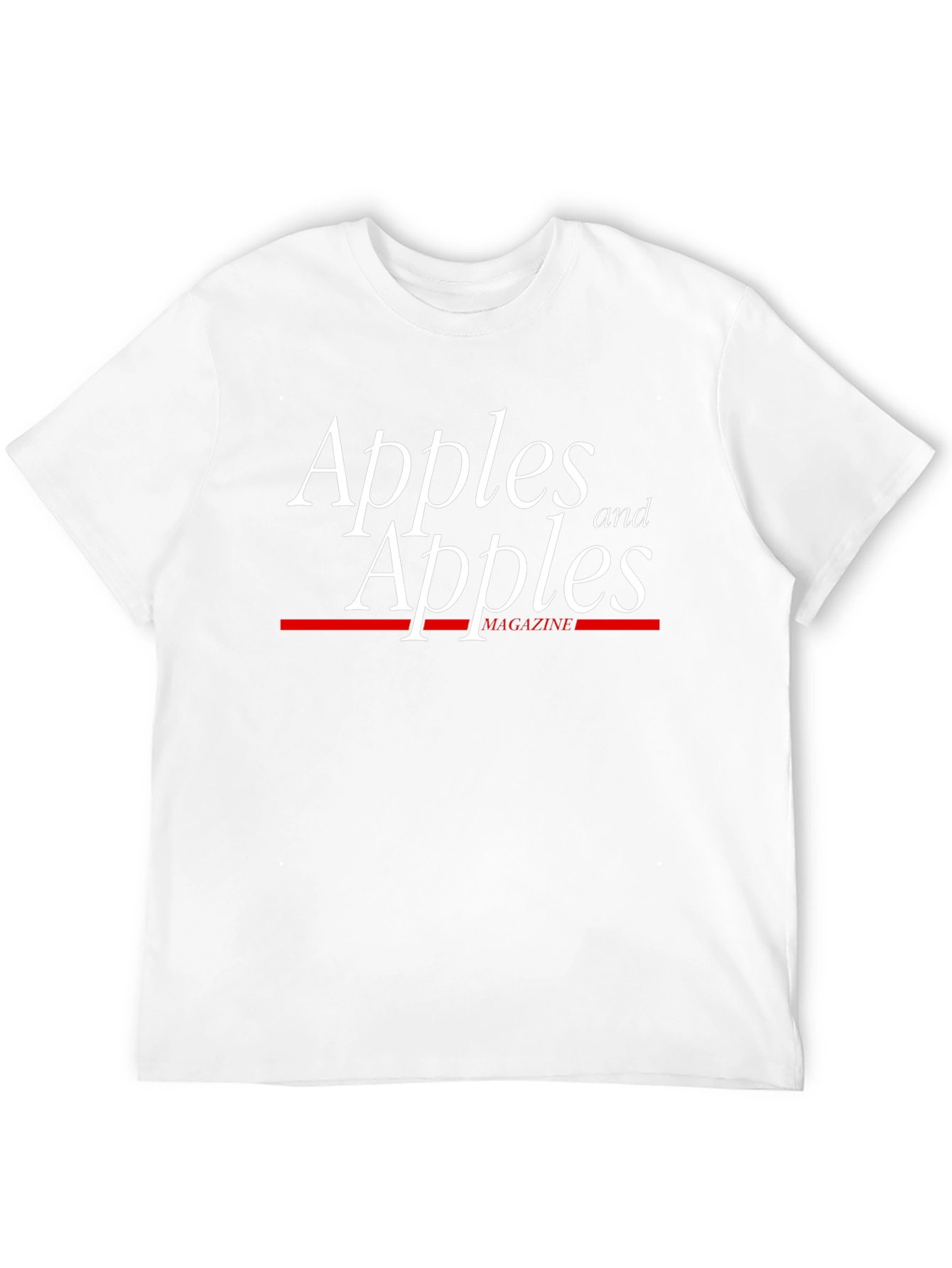 Apples and Apples Magazine Black T-Shirt