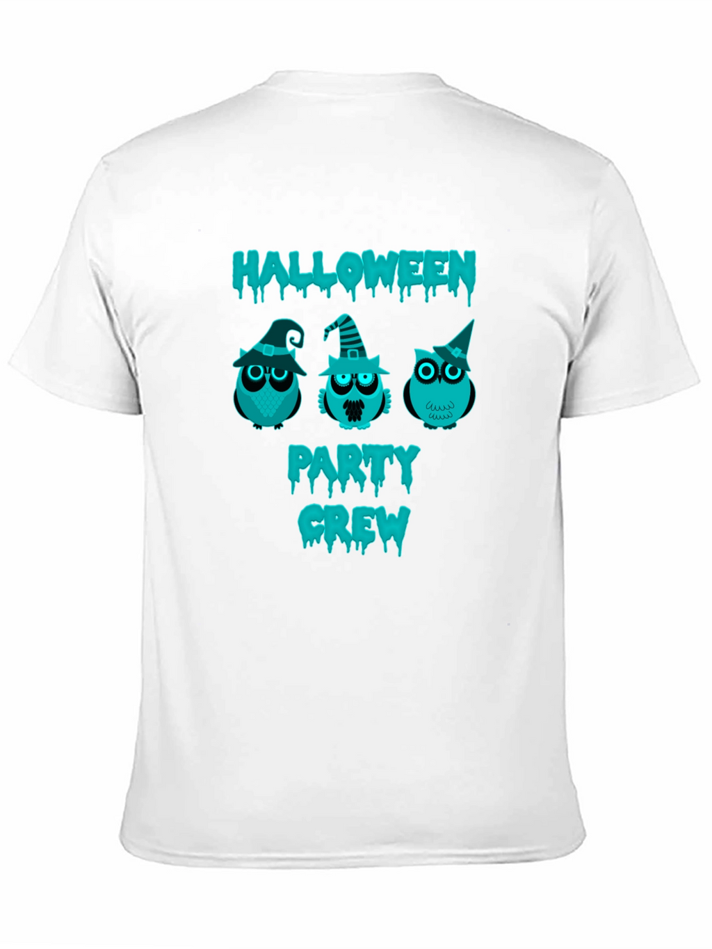 Halloween Party Crew Owl Graphic T-Shirt