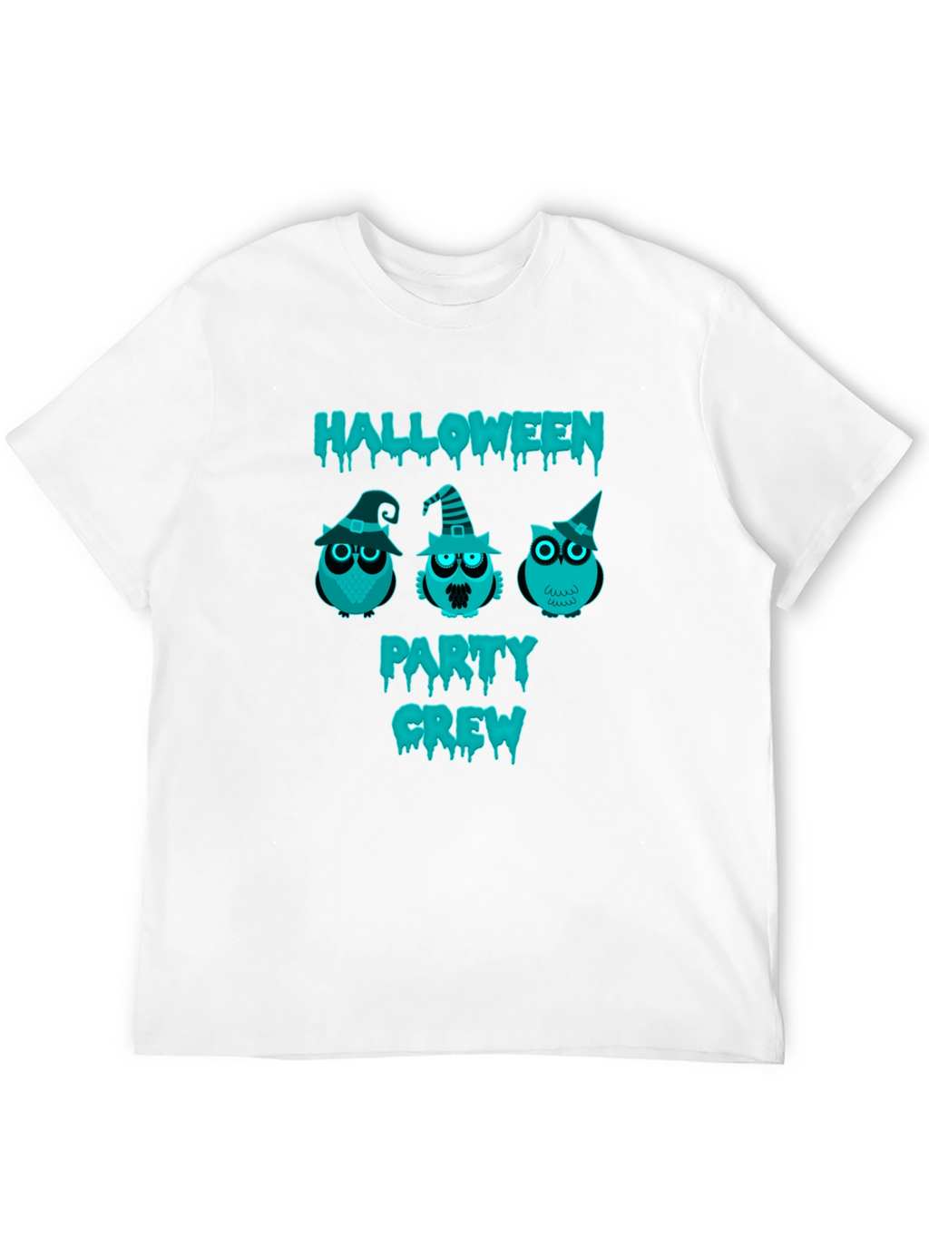 Halloween Party Crew Owl Graphic T-Shirt