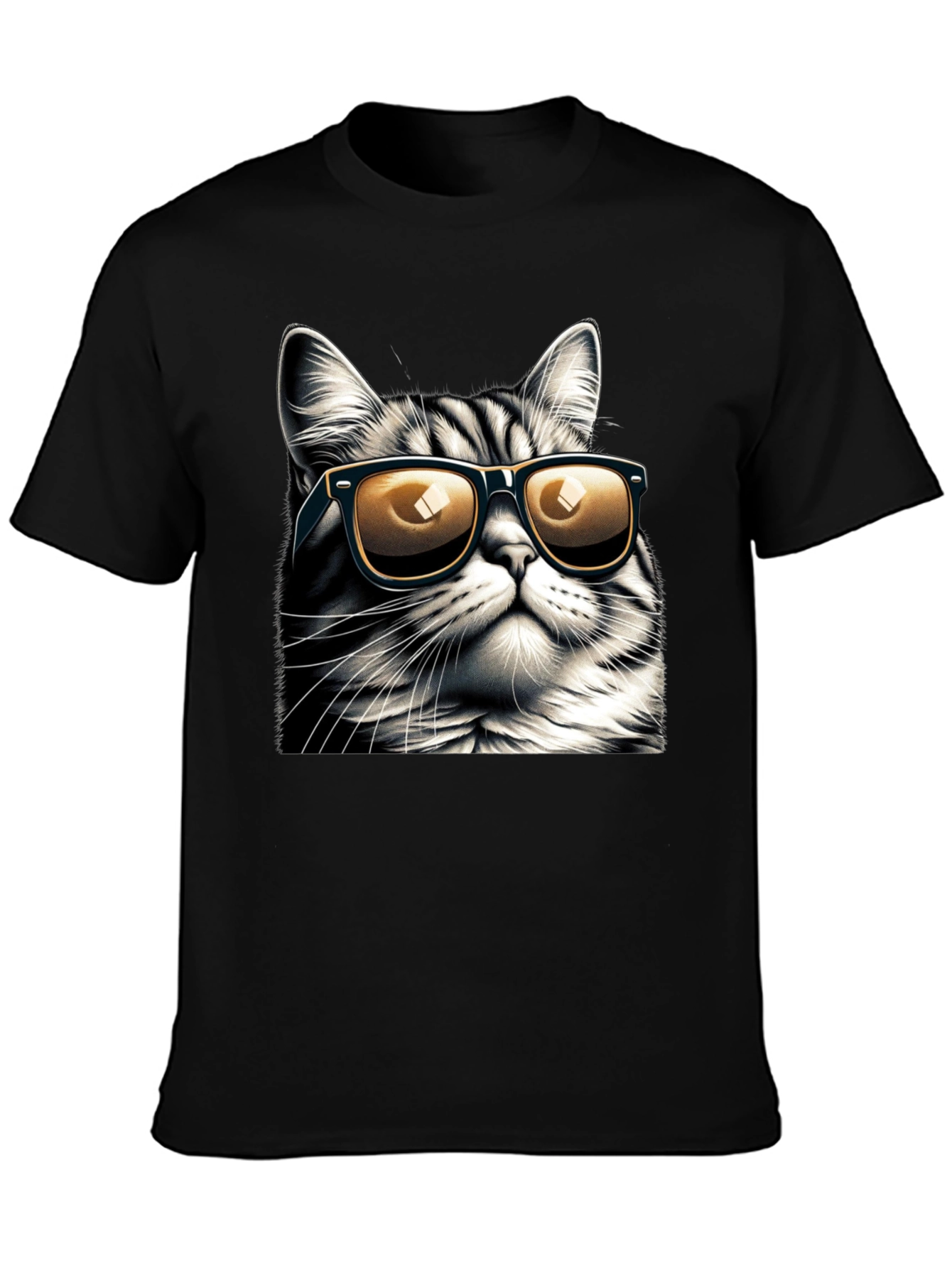 Cool Cat Tee: Sunglasses Style