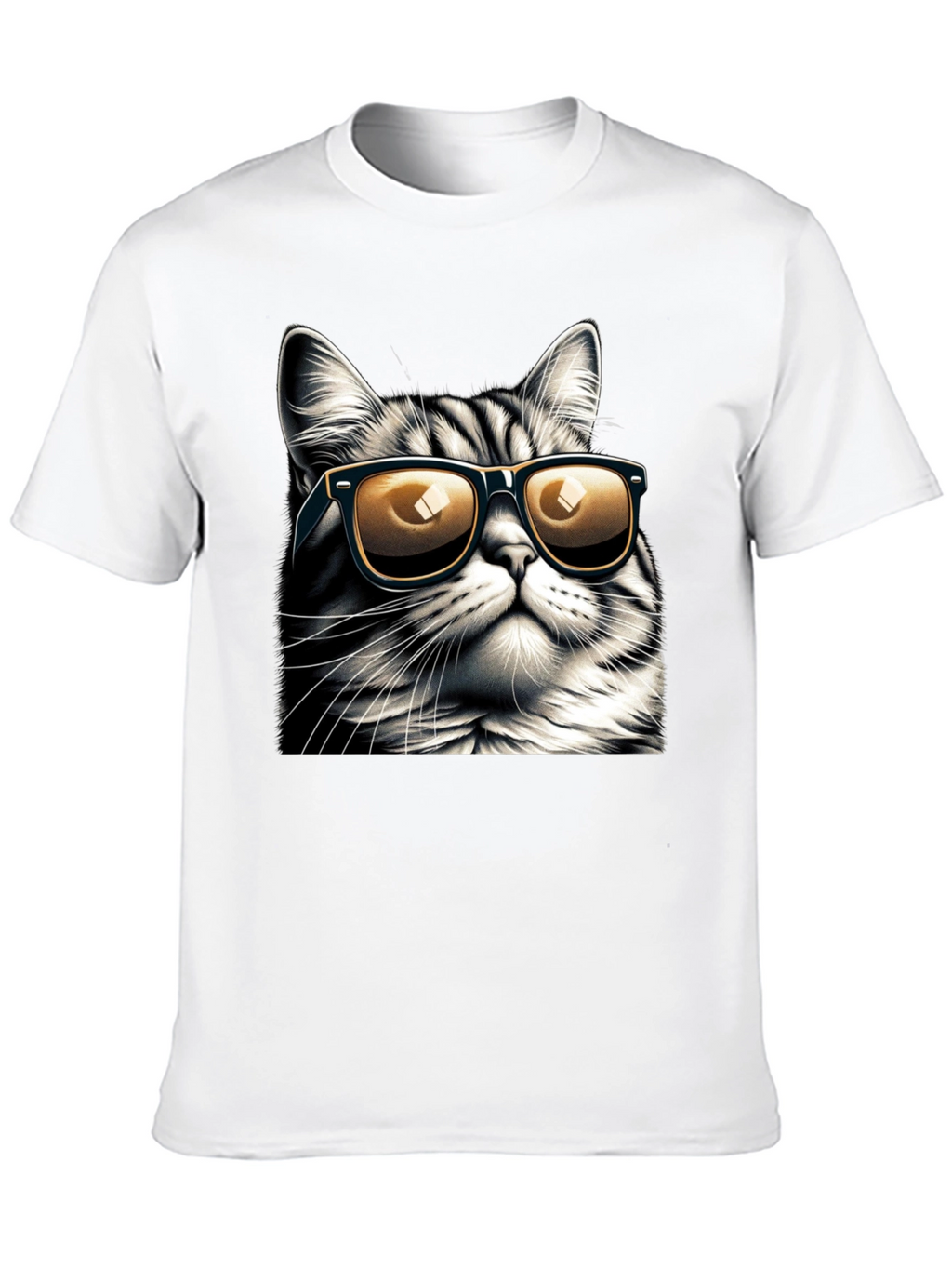 Cool Cat Tee: Sunglasses Style